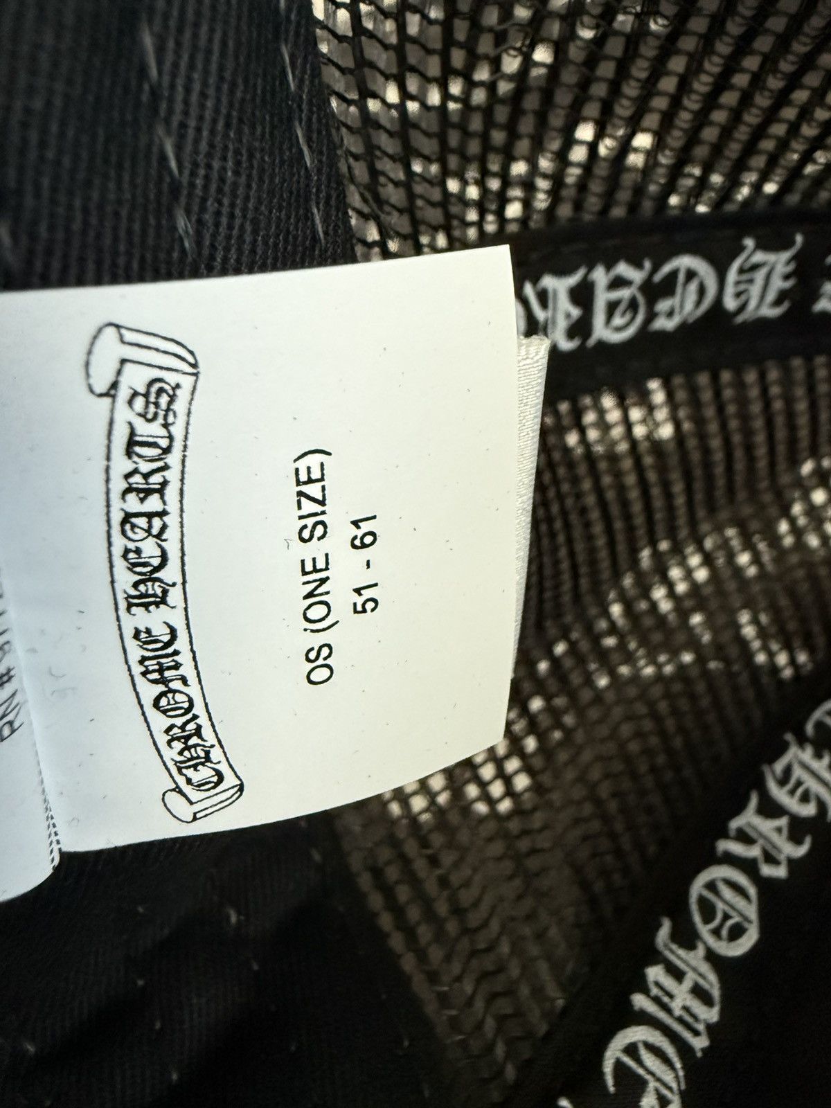 Chrome Hearts FUCK LEATHER PINK PATCH TRUCKER Size ONE SIZE - 6 Thumbnail