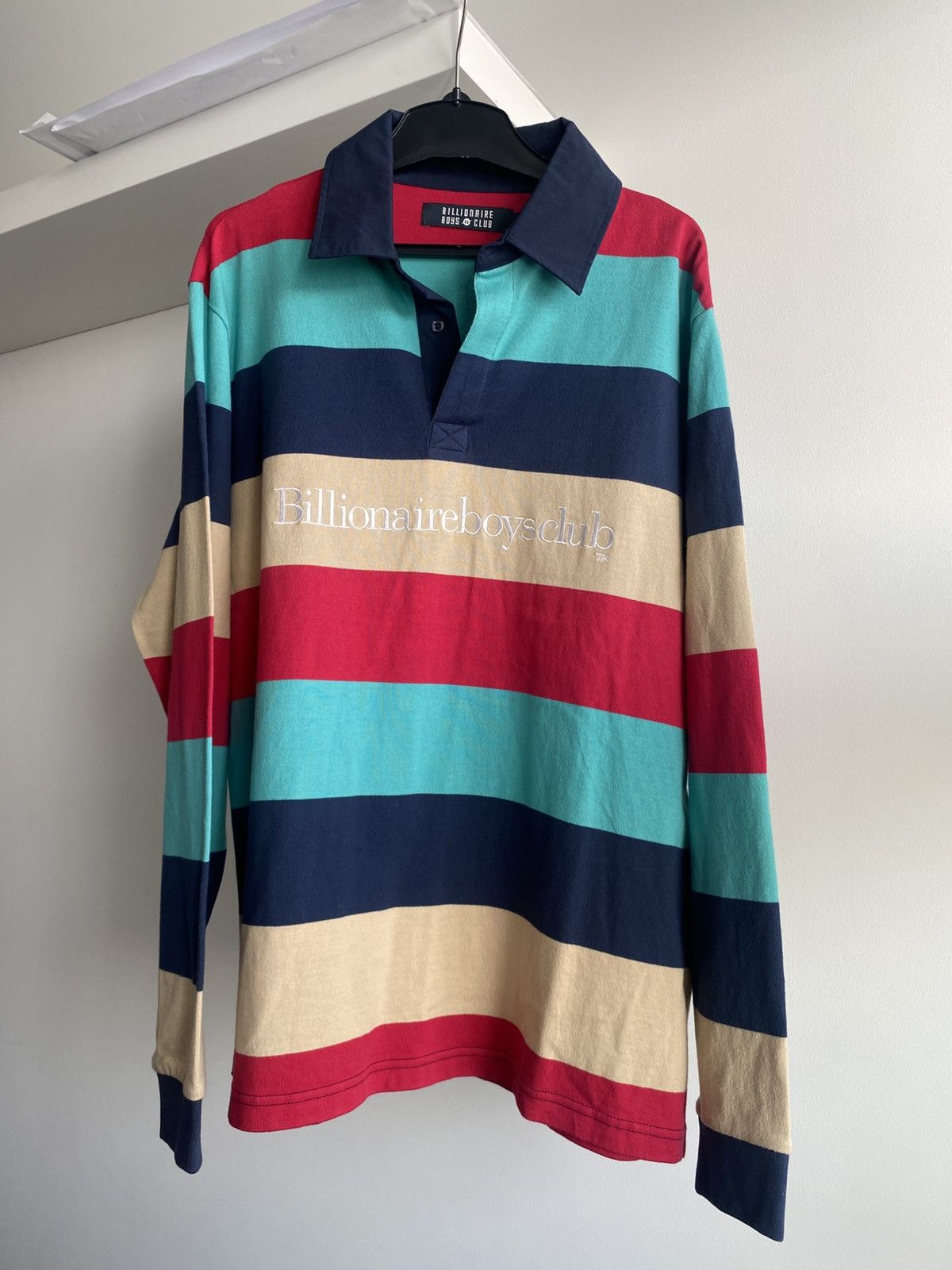 Billionaire Boys Club × Icecream Billionaire Boys Club BBC XL Rugby Polo Longsleeve Shirt y2k Size US XL / EU 56 / 4 - 14 Thumbnail