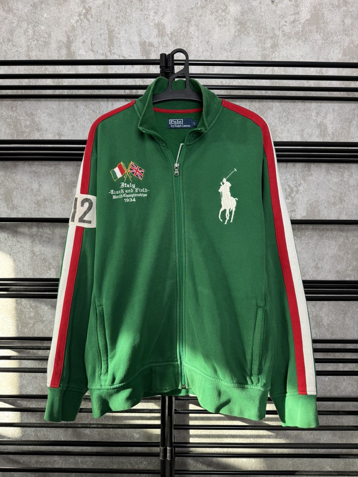 Very rare zip-up Jacket Chief Keef Ralph Lauren Italy