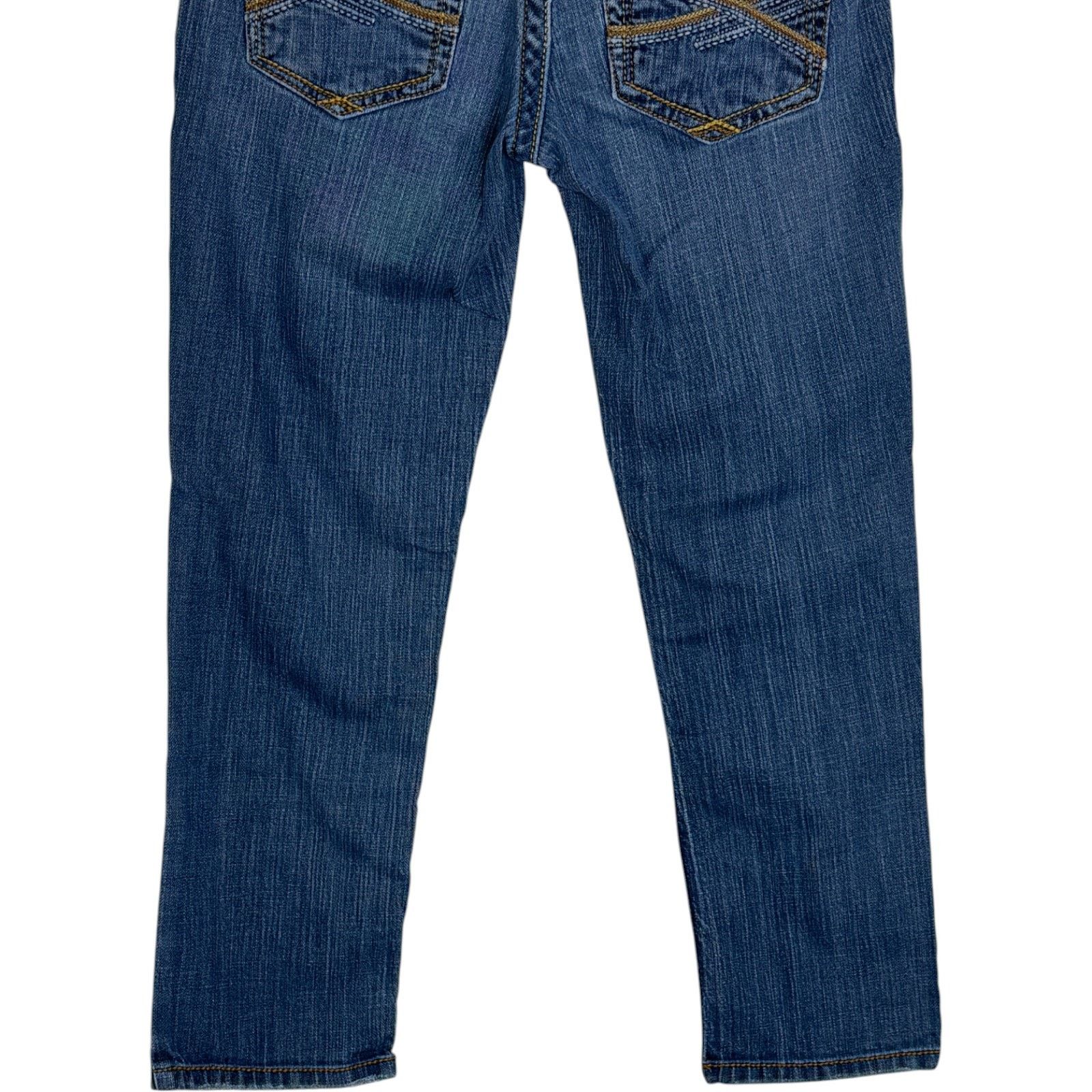 Aeropostale Aeropostale Womens Jeans Size 3/4 Blue Straight Leg Mid Rise Size 26" / US 2 / IT 38 - 9 Thumbnail