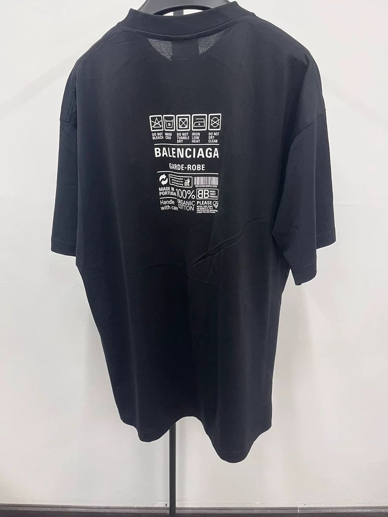 Balenciaga Balenciaga SS23 Letter Logo Geometric Print Crew Neck T-Shi Size US S / EU 44-46 / 1 - 1 Thumbnail