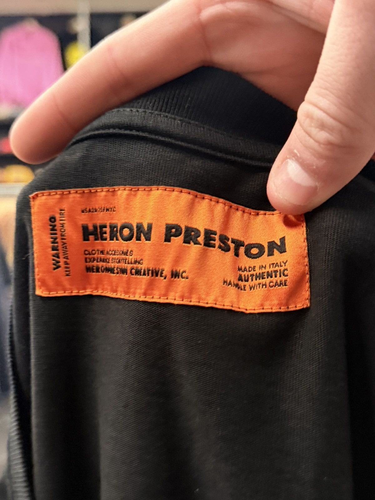 Heron Preston Heron Preston Logo Tee Size US XL / EU 56 / 4 - 3 Thumbnail