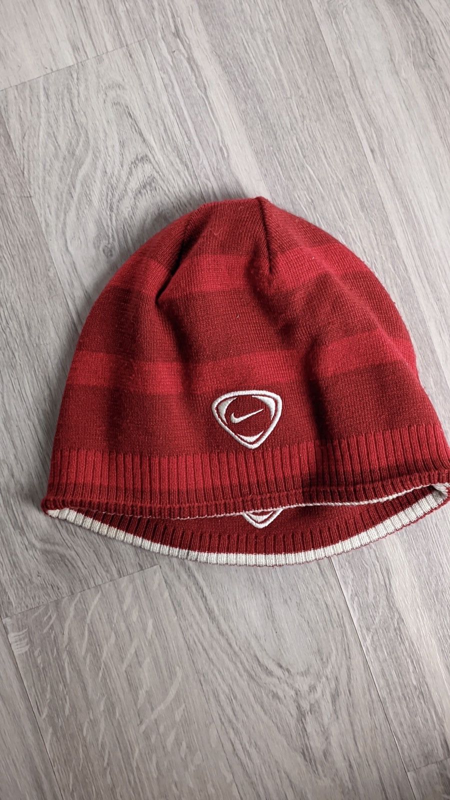 Vintage Nike Y2K vintage reversible beanie hat Size ONE SIZE - 5 Thumbnail