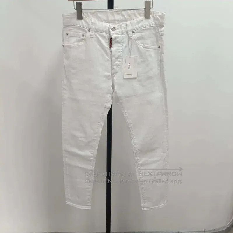 Dsquared2 DSQUARED2 Men's White Casual Pants . Size US 28 / EU 44 - 1 Thumbnail