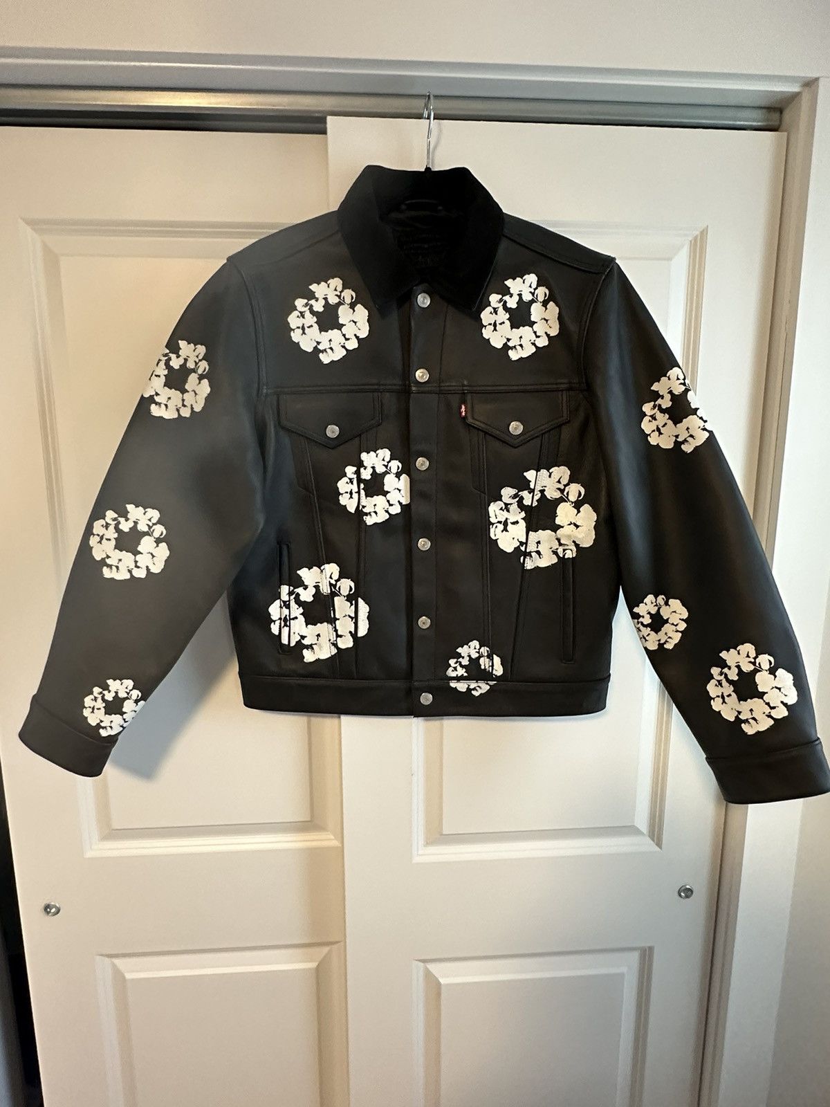 DENIM TEARS Denim Tears x Levi's Leather Cotton Wreath Туре-3 Jacket Size US M / EU 48-50 / 2 - 7 Thumbnail