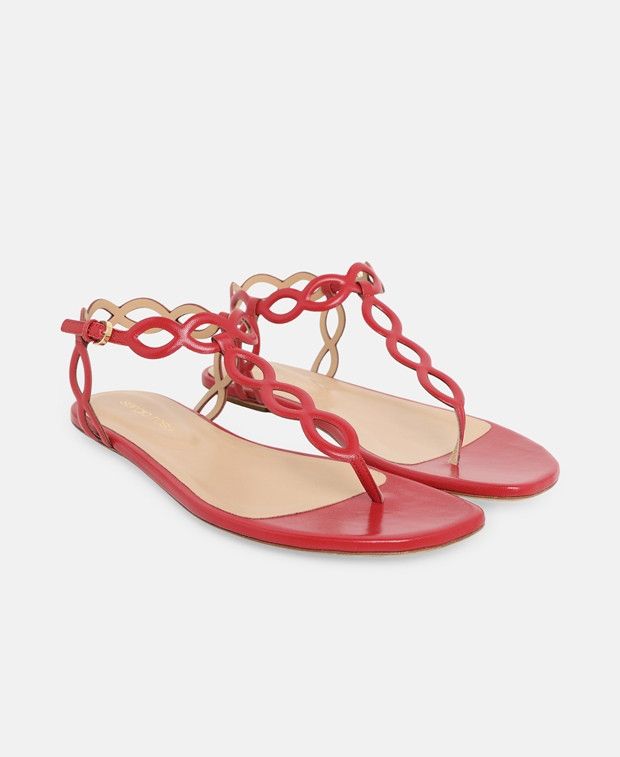 Sergio Rossi Ankle strap sandals Size US 7.5 / IT 37.5 - 1 Thumbnail