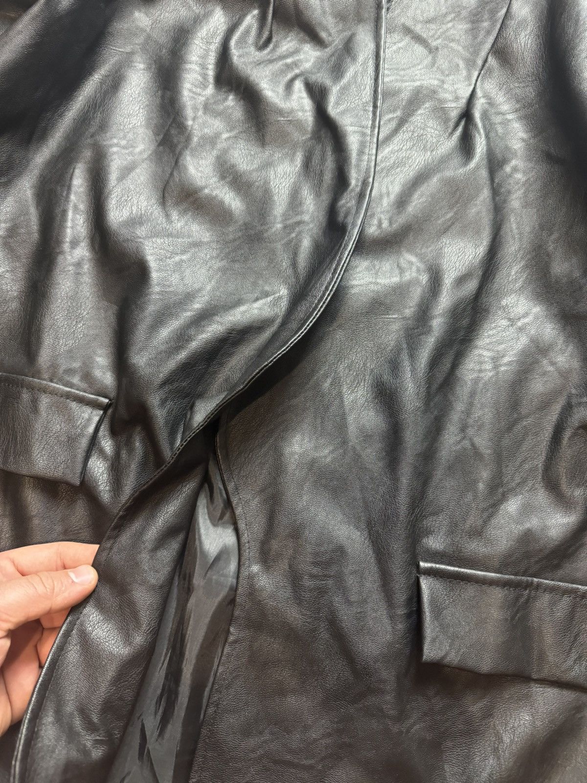 If Six Was Nine × Vintage Vintage Y2K Leather Opium aoerns Style Leather Jacket Size US S / EU 44-46 / 1 - 3 Thumbnail