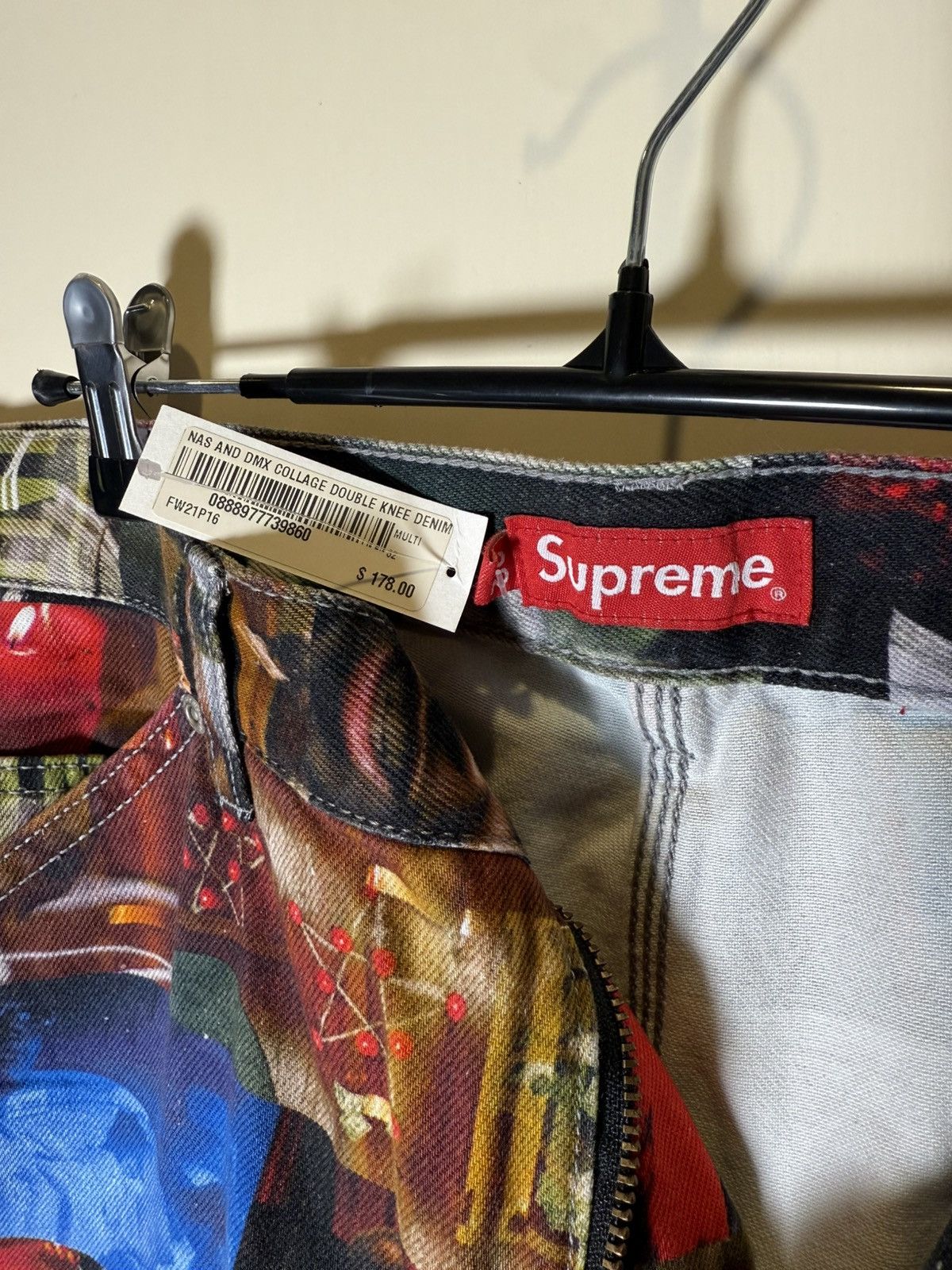 Supreme Supreme Nas & DMX Collage Double Knee Denim Print Pant Size US 32 / EU 48 - 5 Thumbnail