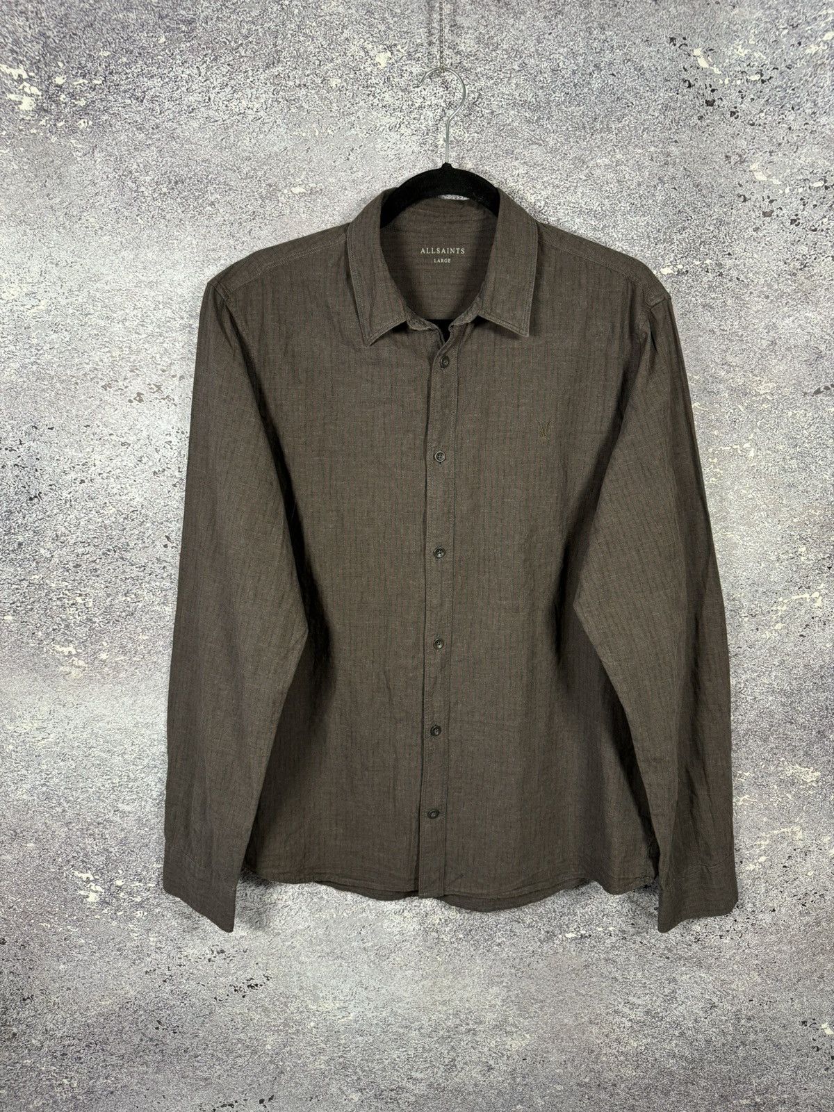 Allsaints Allsaints Quarry LS Shirt Brown Check Men’s Oldmoney Large Size US L / EU 52-54 / 3 - 1 Thumbnail