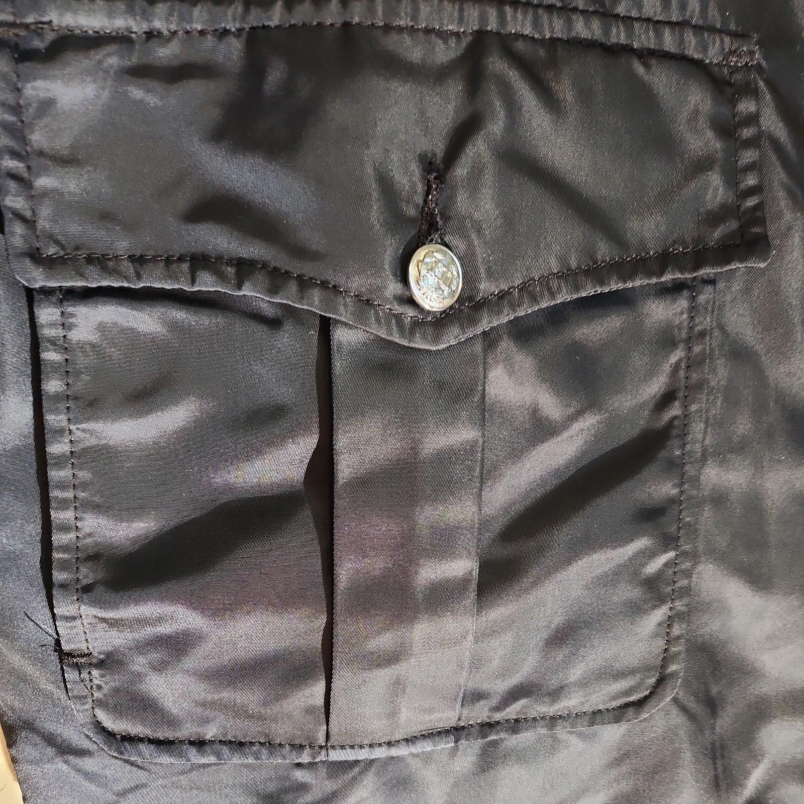 Eddie Bauer Ceiling Zero BLAUER Zip Buttons Fire Jacket Navy Sz 48 L Size US M / EU 48-50 / 2 - 7 Thumbnail