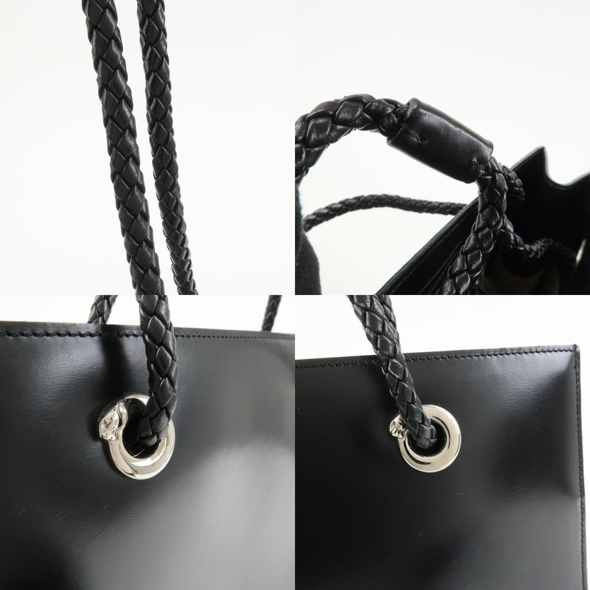 Cartier Cartier Leather Shoulder Tote Black Size ONE SIZE - 4 Thumbnail