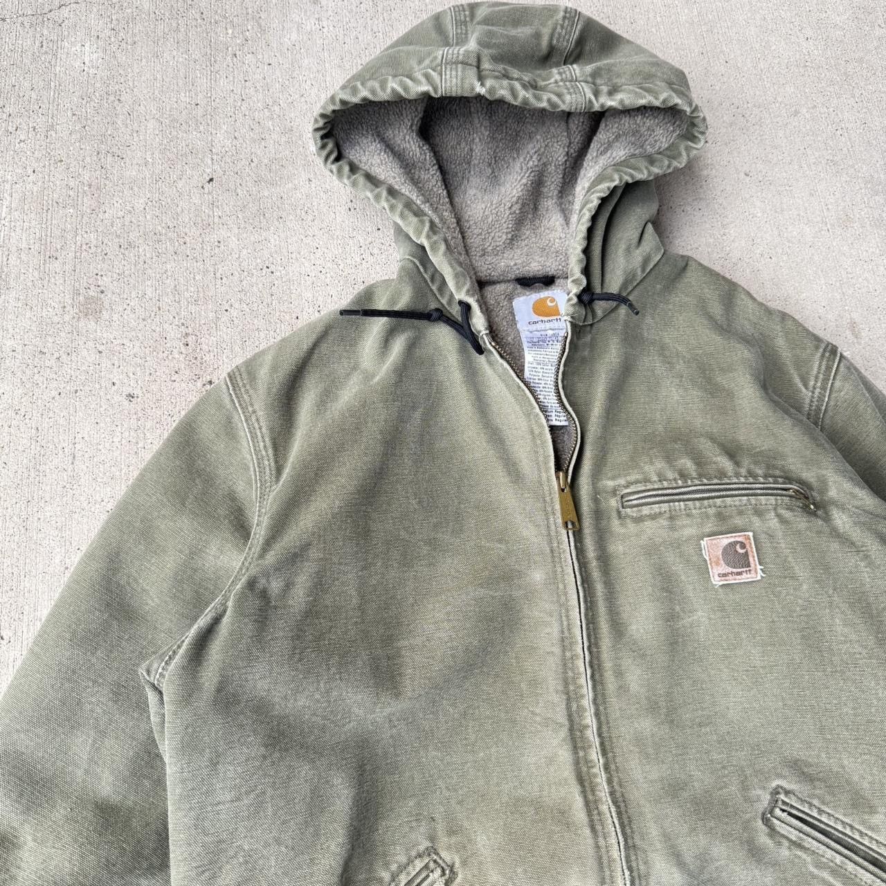Carhartt Carhartt Detroit vintage jacket with hood and worn look Size US M / EU 48-50 / 2 - 2 Thumbnail