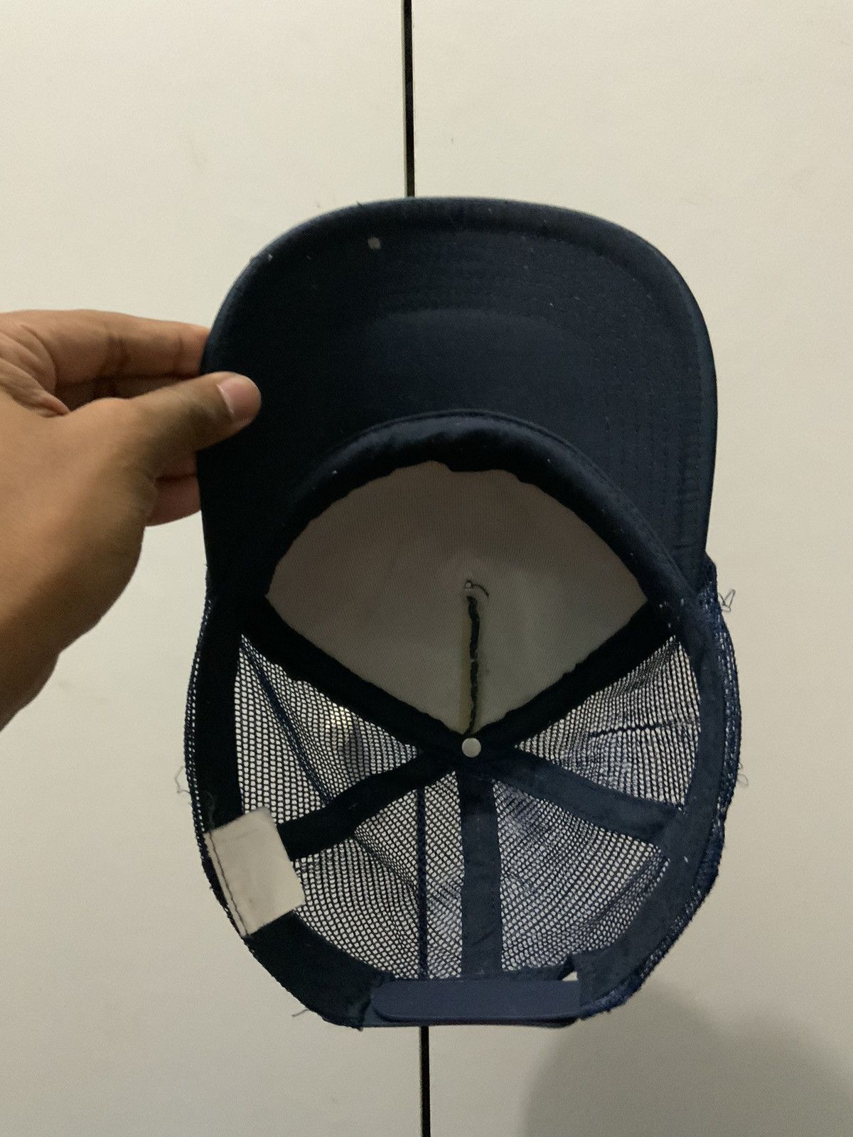 Japanese Brand Mr Metal Recycling Indigo Trucker Hat Size ONE SIZE - 10 Thumbnail