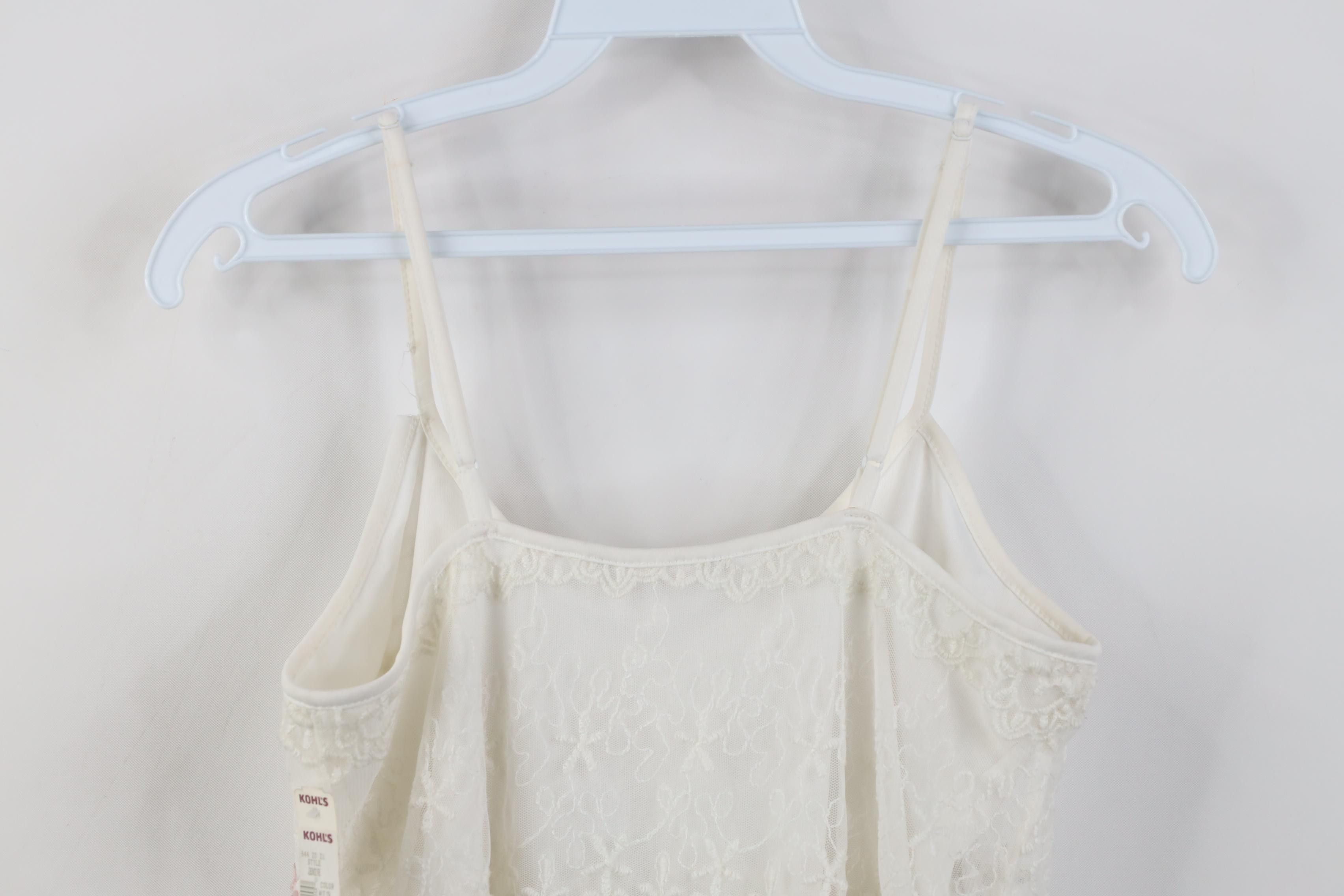Vintage Deadstock Vtg Y2K Candies Lace Flower Bella Tank Top T-Shirt Size S / US 4 / IT 40 - 14 Thumbnail
