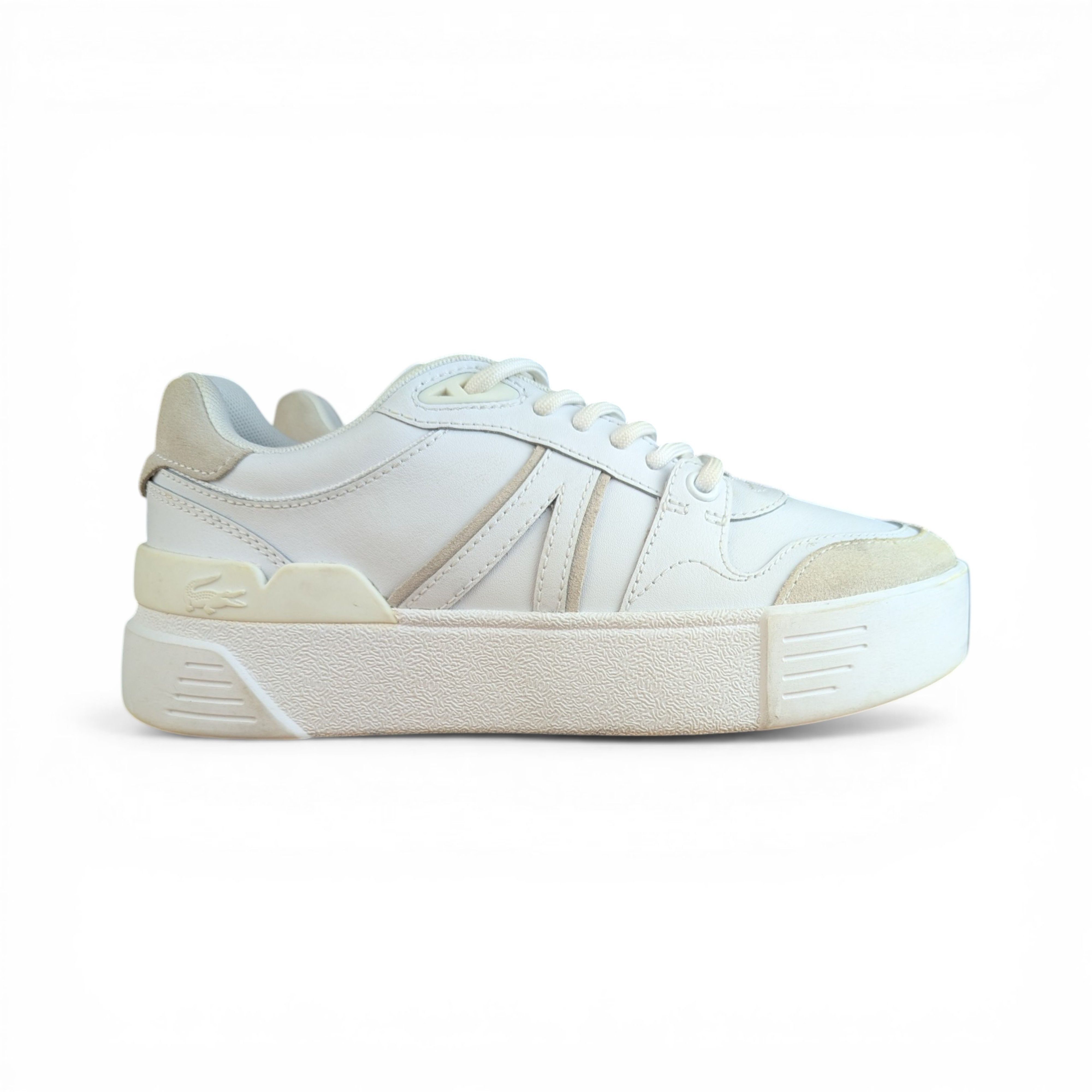 Lacoste LACOSTE WHITE SNEAKERS Size US 7 / IT 37 - 4 Thumbnail