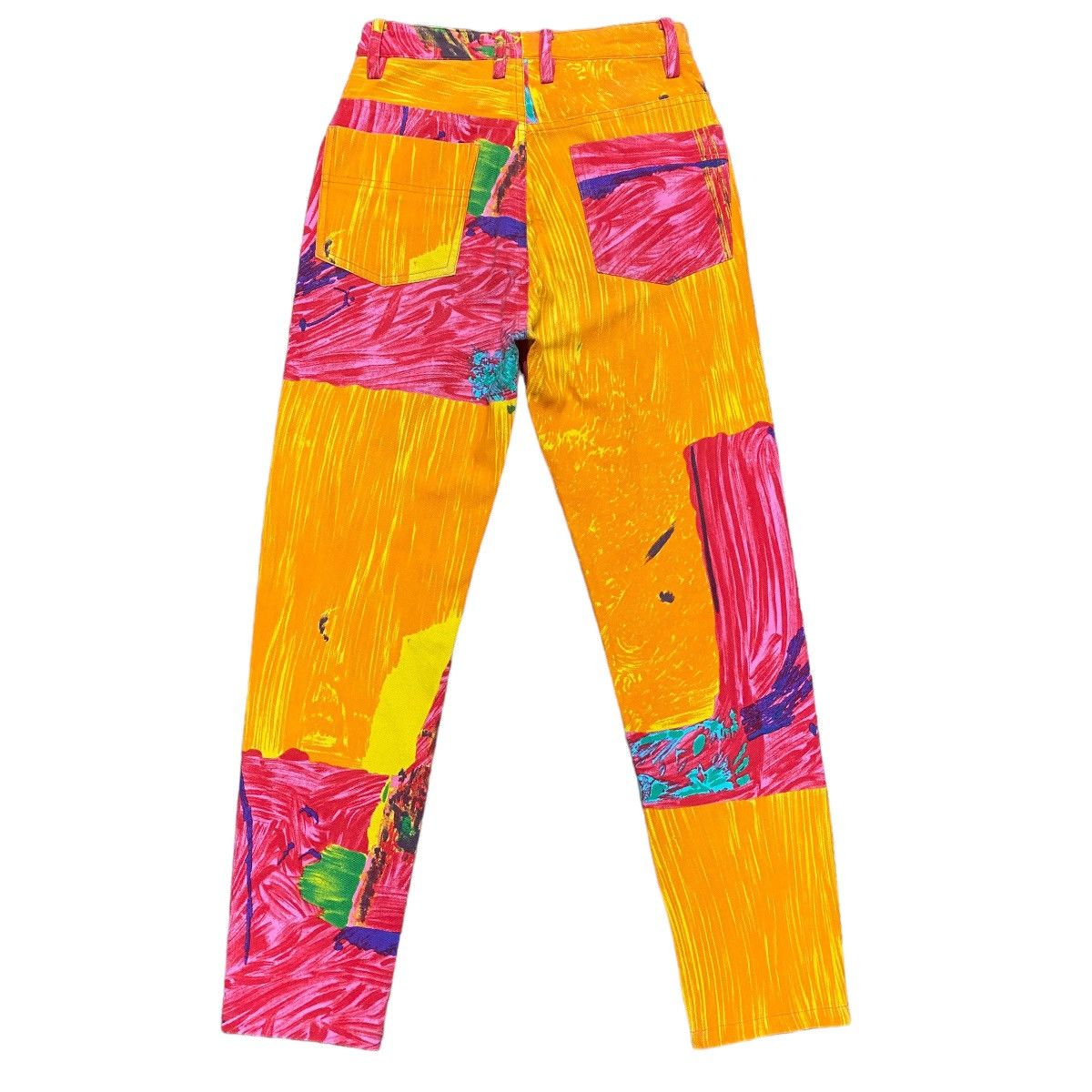Issey Miyake Archive Issey Miyake Multi Colour Artisanal Painter Jeans Size 24" / US 00 / IT 34 - 3 Thumbnail