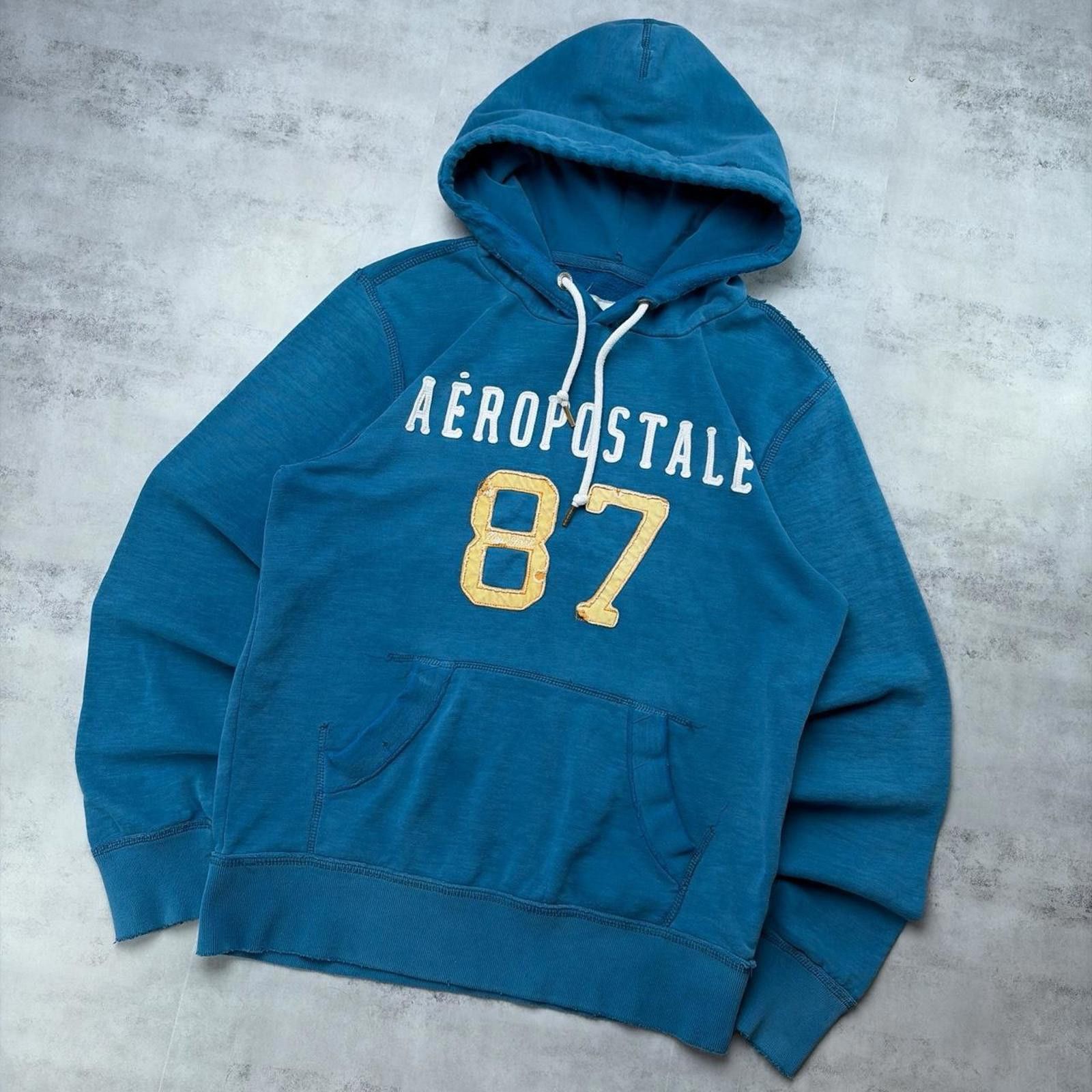 Aeropostale Y2K Blue Aeropostale Grunge Distressed Skater Hoodie Size US S / EU 44-46 / 1 - 2 Thumbnail