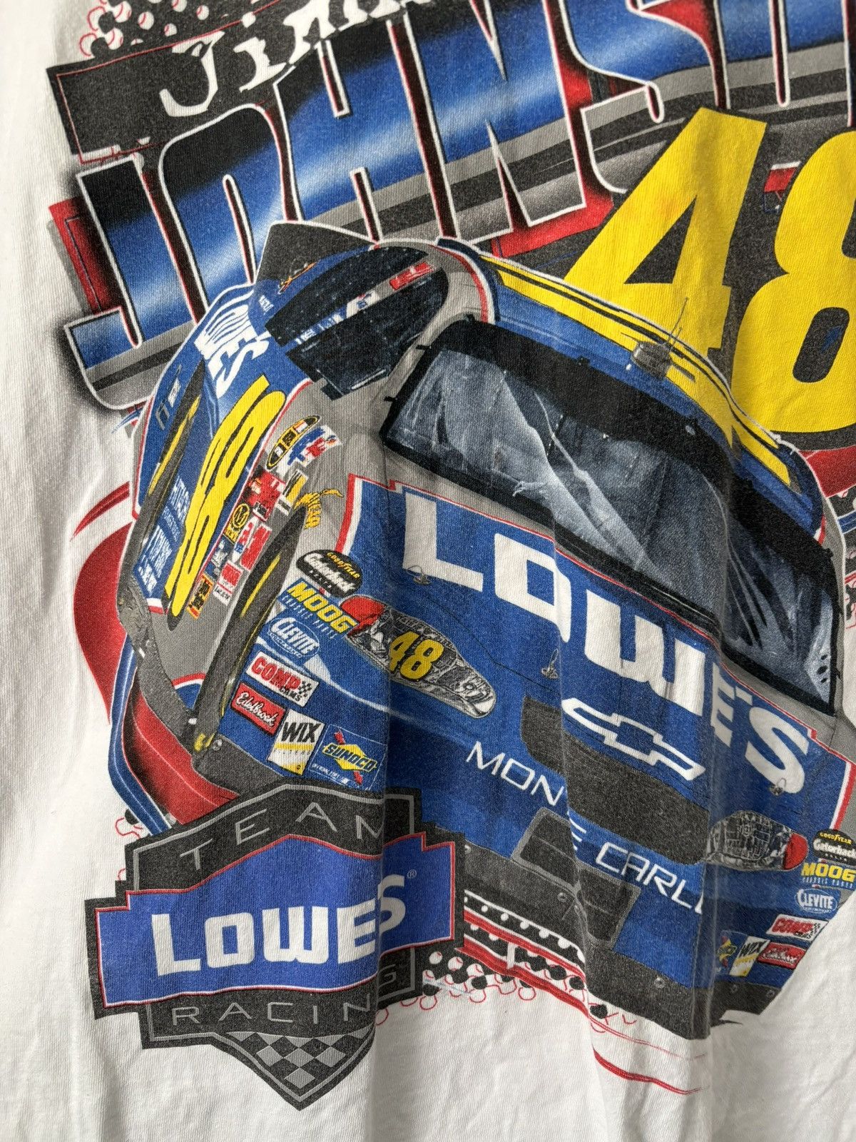 Vintage 2005 Jimmie Johnson NASCAR T-shirt Size US L / EU 52-54 / 3 - 5 Thumbnail