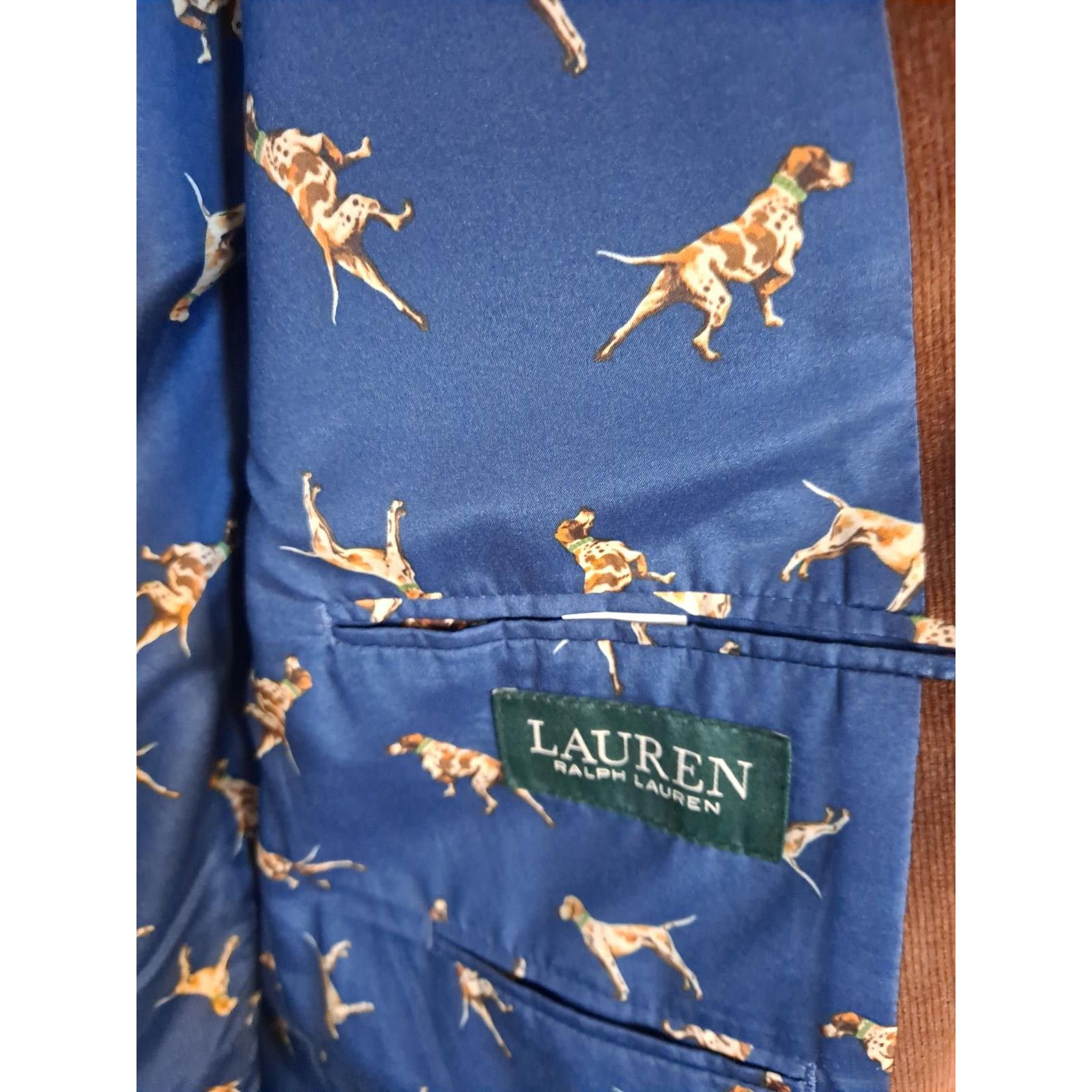 Lauren Ralph Lauren Lauren Ralph Lauren Brown Corduroy Blazer with Reinforced El Size 46R - 5 Thumbnail