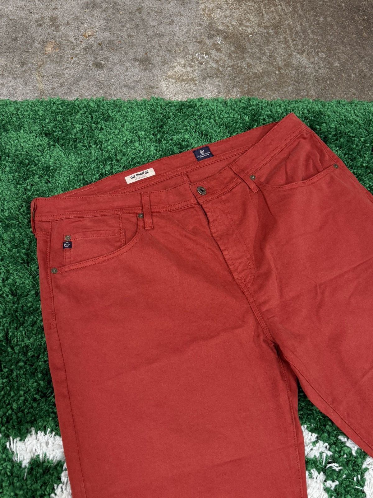 AG Adriano Goldschmied AG Adriano Goldschmeid Protege Straight Leg Denim Jeans 38 Size US 38 / EU 54 - 4 Thumbnail