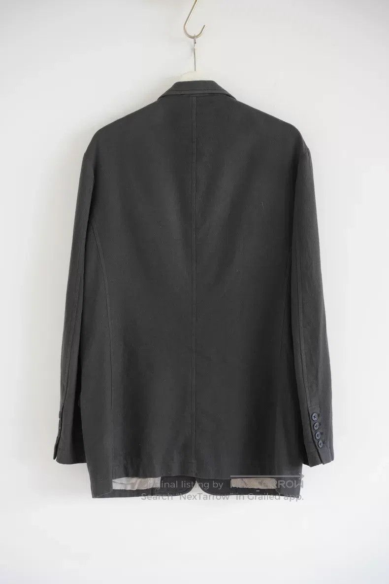 Yohji Yamamoto Yohji Yamamoto size 2 Cotton dyed wool blazer Size 36S - 2 Thumbnail