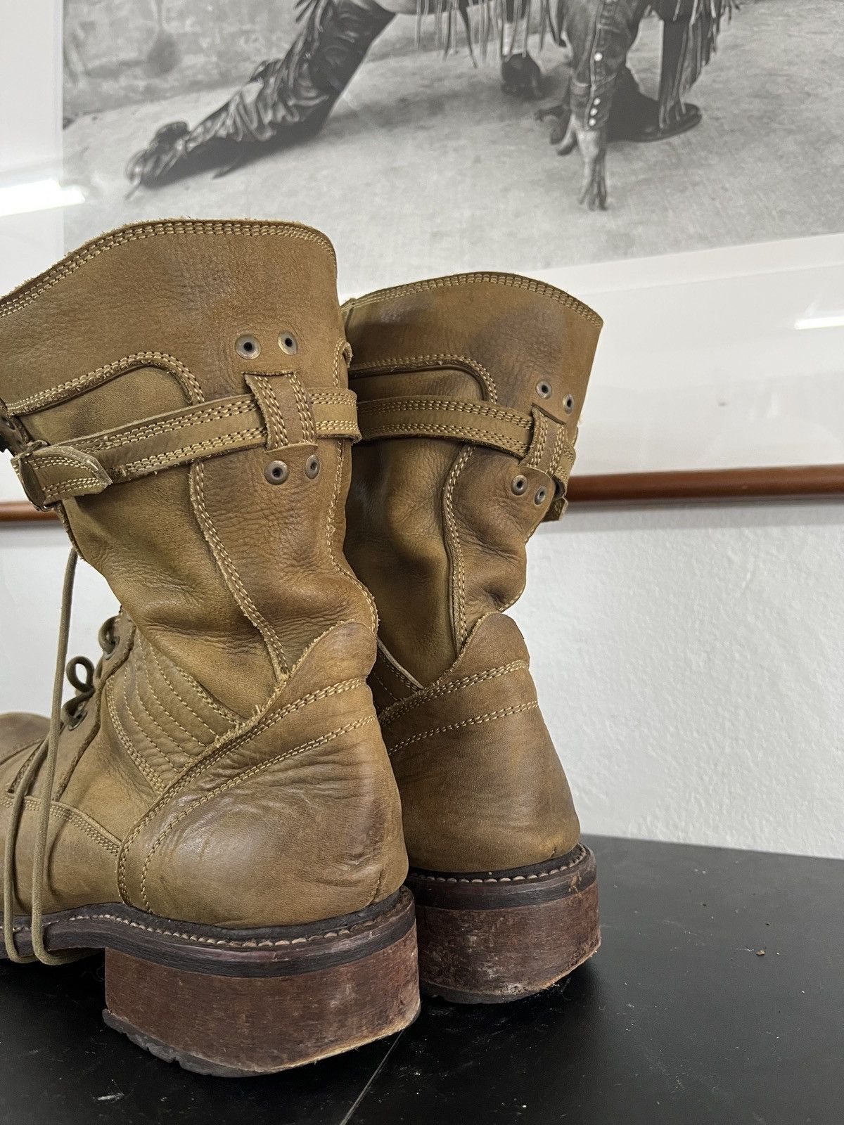 GOA Rare GOA Cowhide Leather Combat Boots AS 98 Guidi Style Size US 8 / EU 41 - 23 Thumbnail