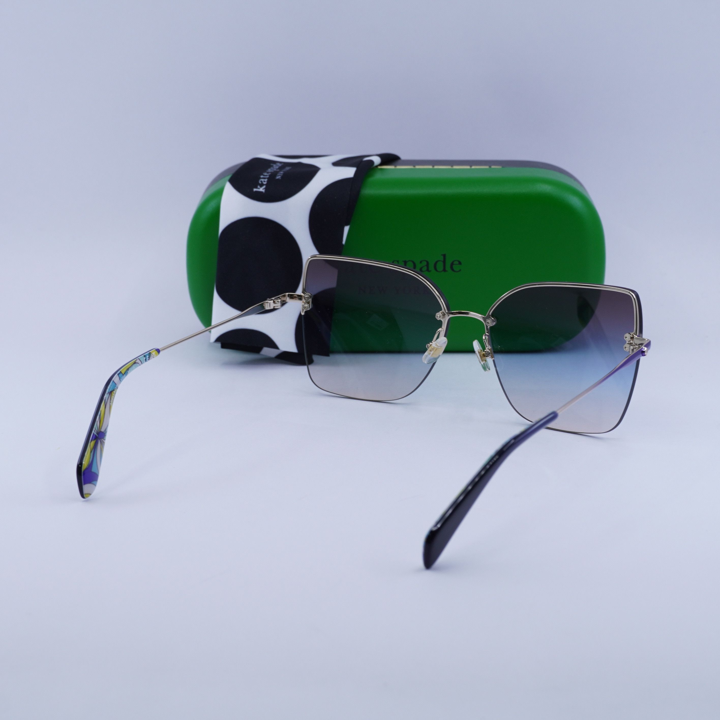 Kate Spade Kate Spade ARIELLA/G/S 0LKS 98 Sunglasses Gold Butterfly Size ONE SIZE - 11 Thumbnail