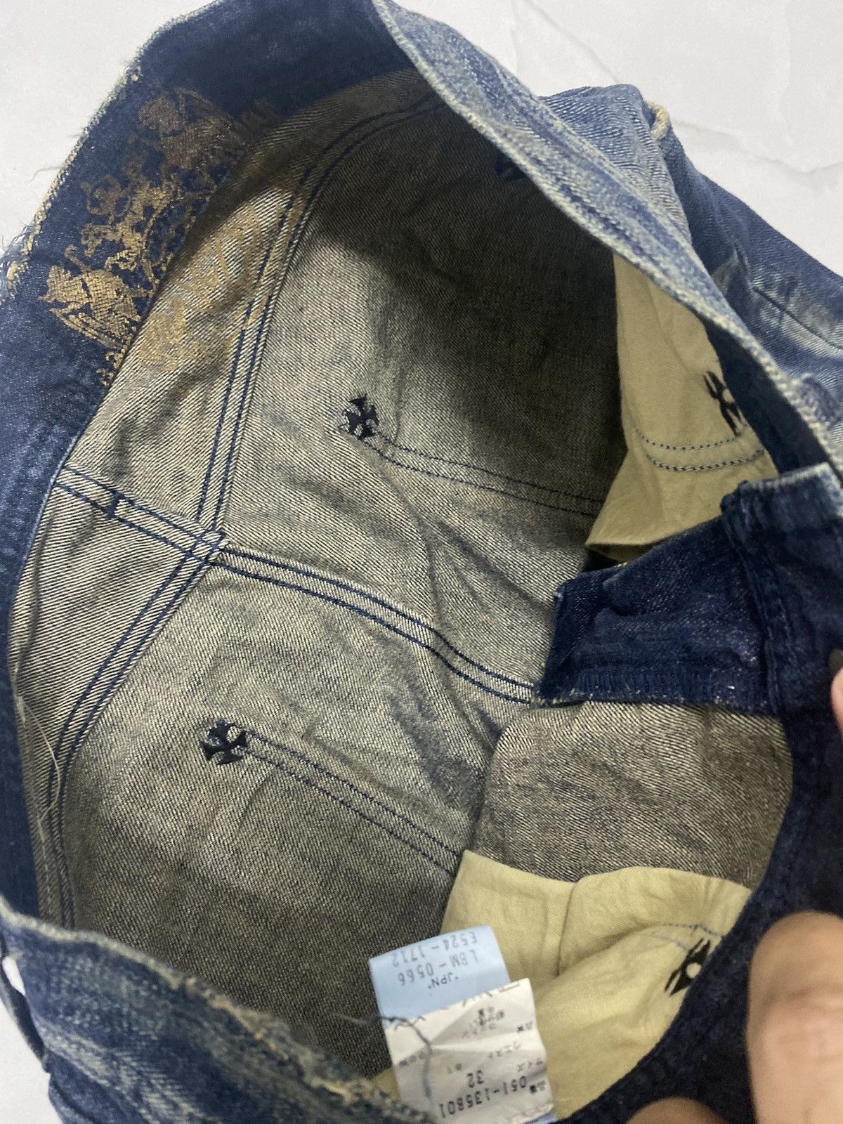 Lee Lee Rider Dirty Washed Style Denim Size US 32 / EU 48 - 6 Thumbnail