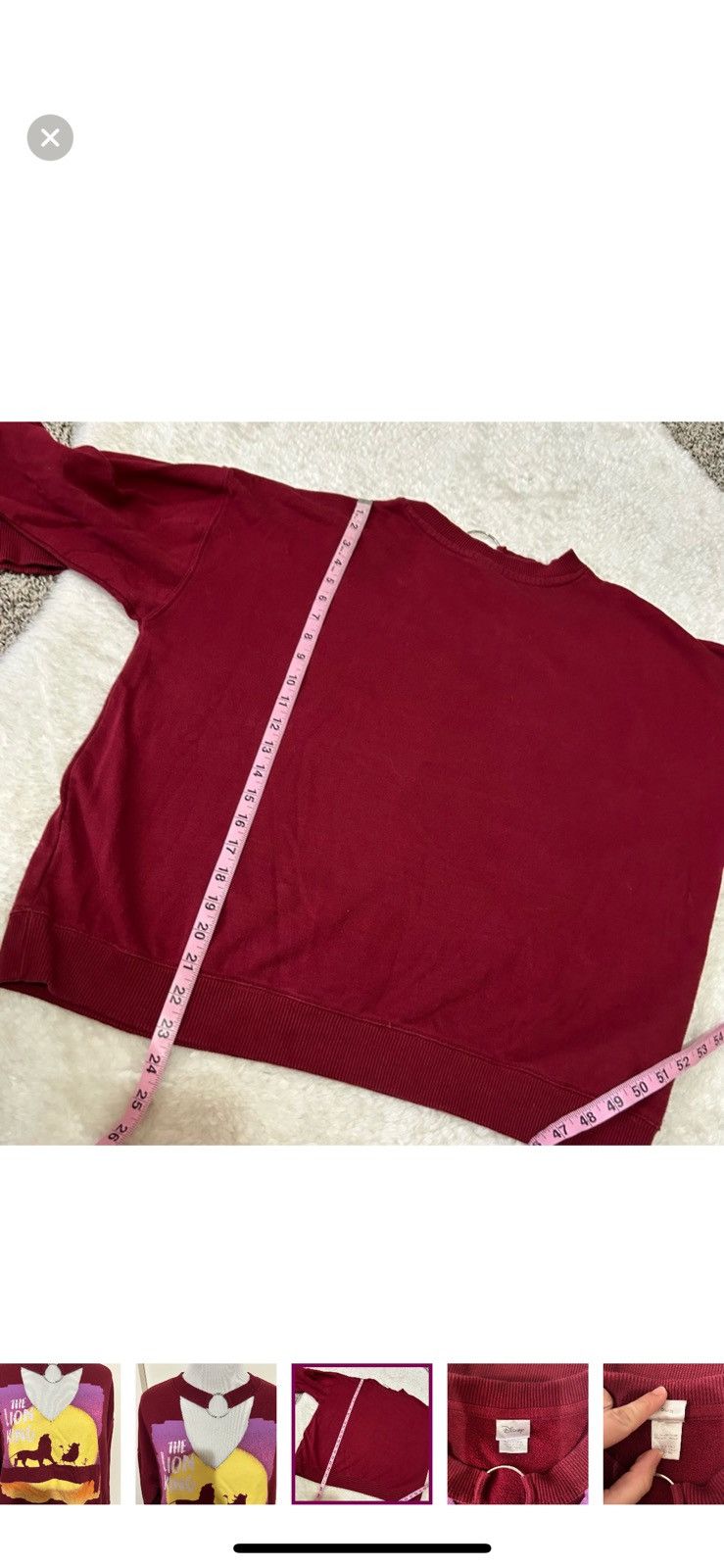 Disney Disney the lion king XL choker style sweatshirt Size XL / US 12-14 / IT 48-50 - 2 Thumbnail