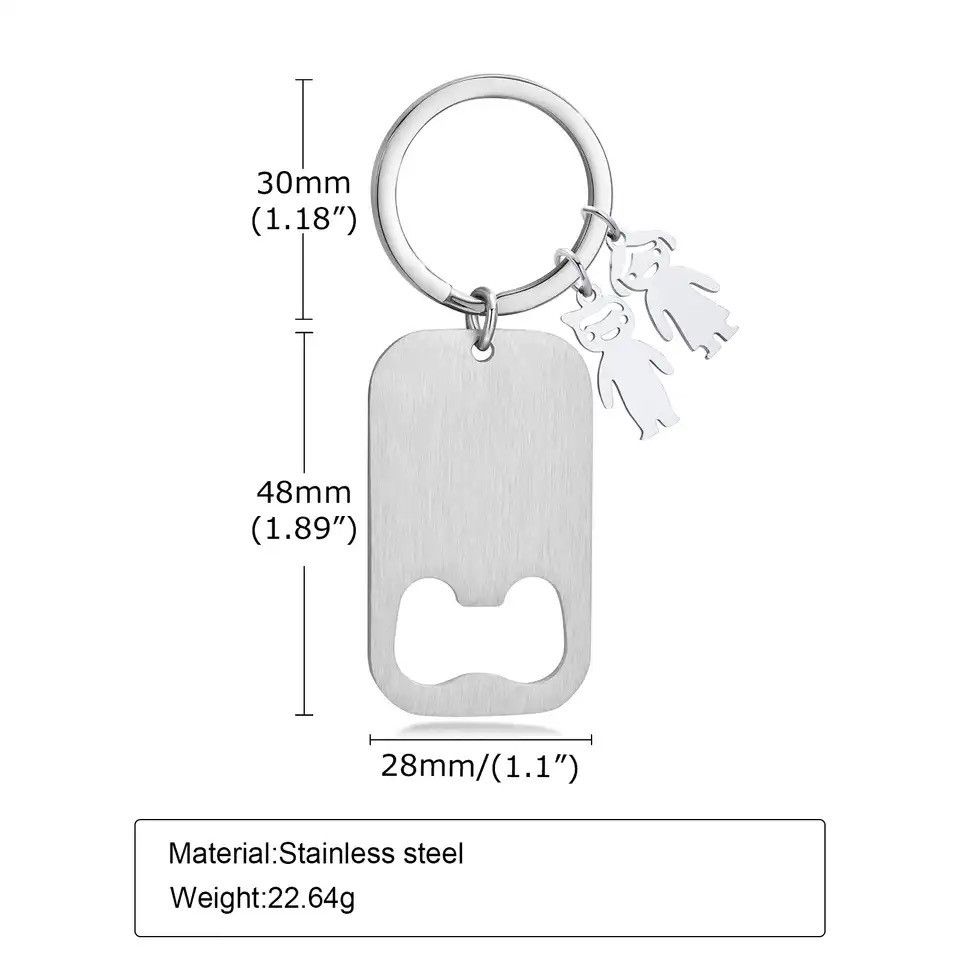 Other Bottle Opener Key Chain Size ONE SIZE - 2 Thumbnail