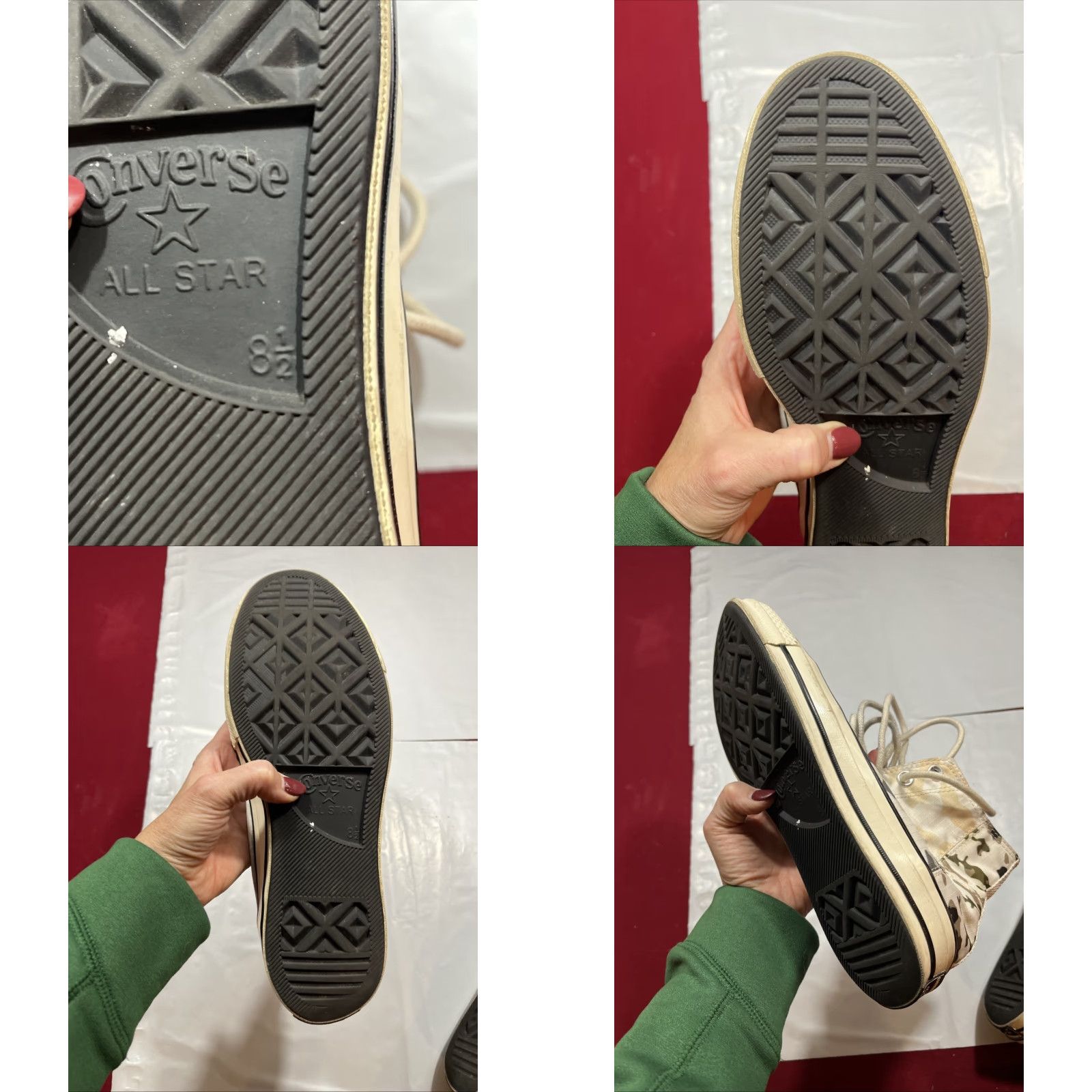 Converse Converse Chuck 70 High Top Camouflage Green White Mens 8.5 Womens 10.5 US 65 913C Camouflage Print Sneakers Shoe High Top Textile Pattern Size M / US 6-8 / IT 42-44 - 11 Thumbnail