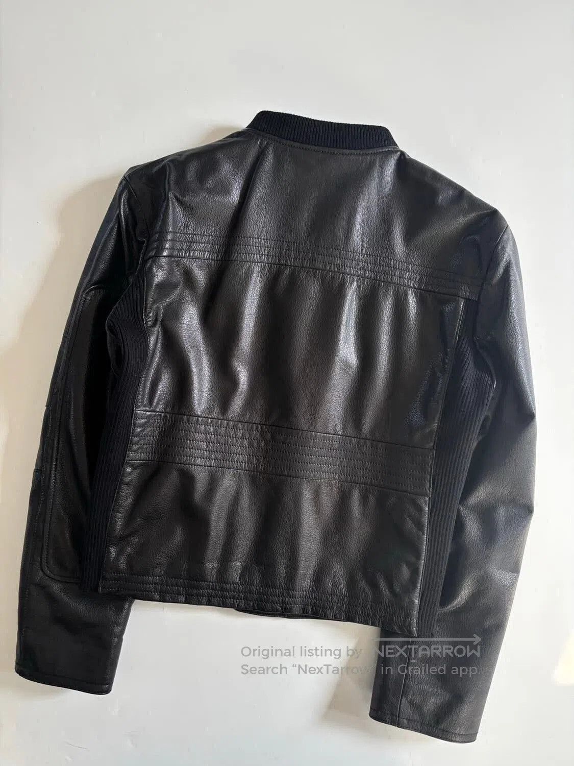 Armani Armani Vintage Black Gold Leather Jacket. Size US M / EU 48-50 / 2 - 5 Thumbnail