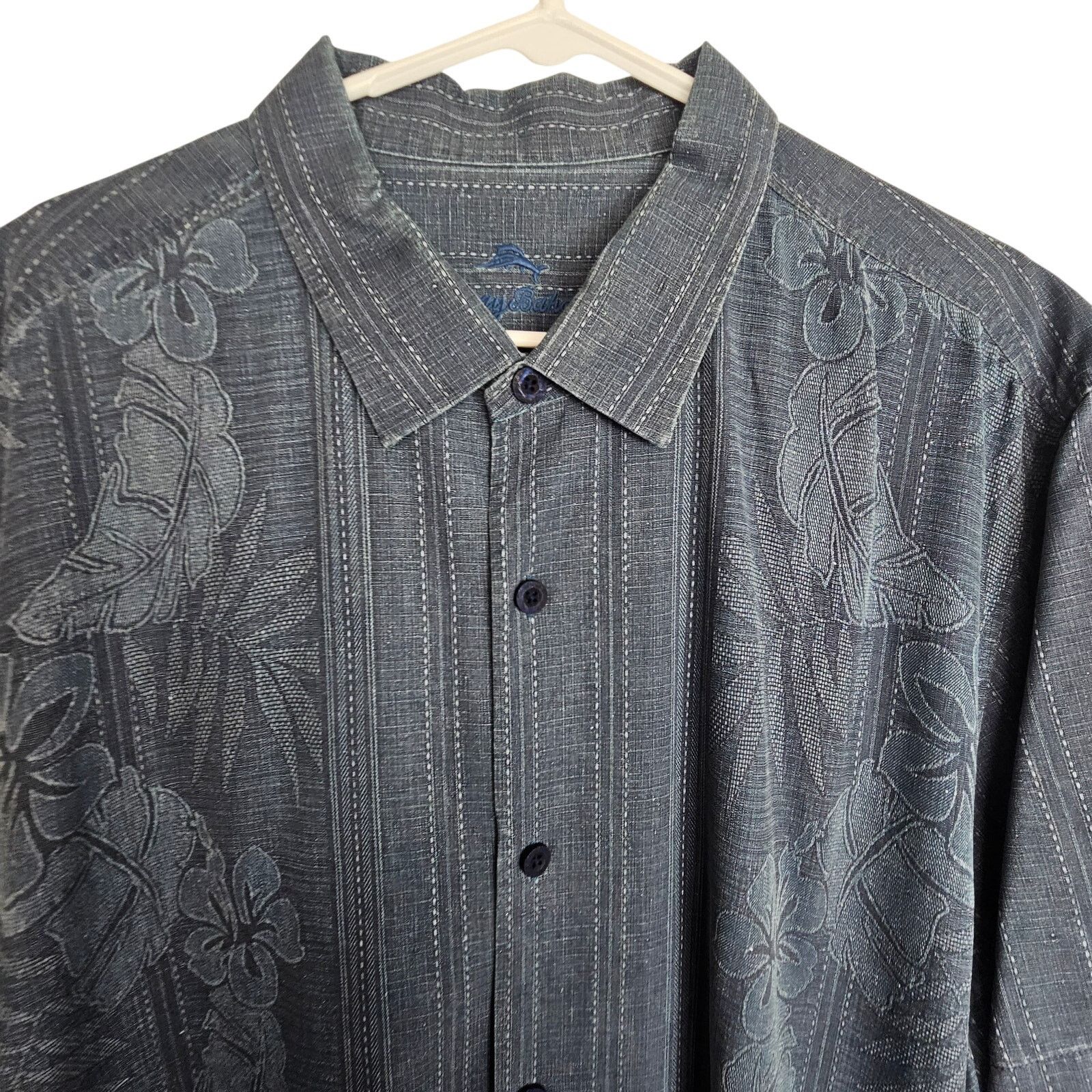Tommy Bahama Tommy Bahama Men Silk Hawaiian Shirt XXL Floral Resortwear Size US L / EU 52-54 / 3 - 2 Thumbnail