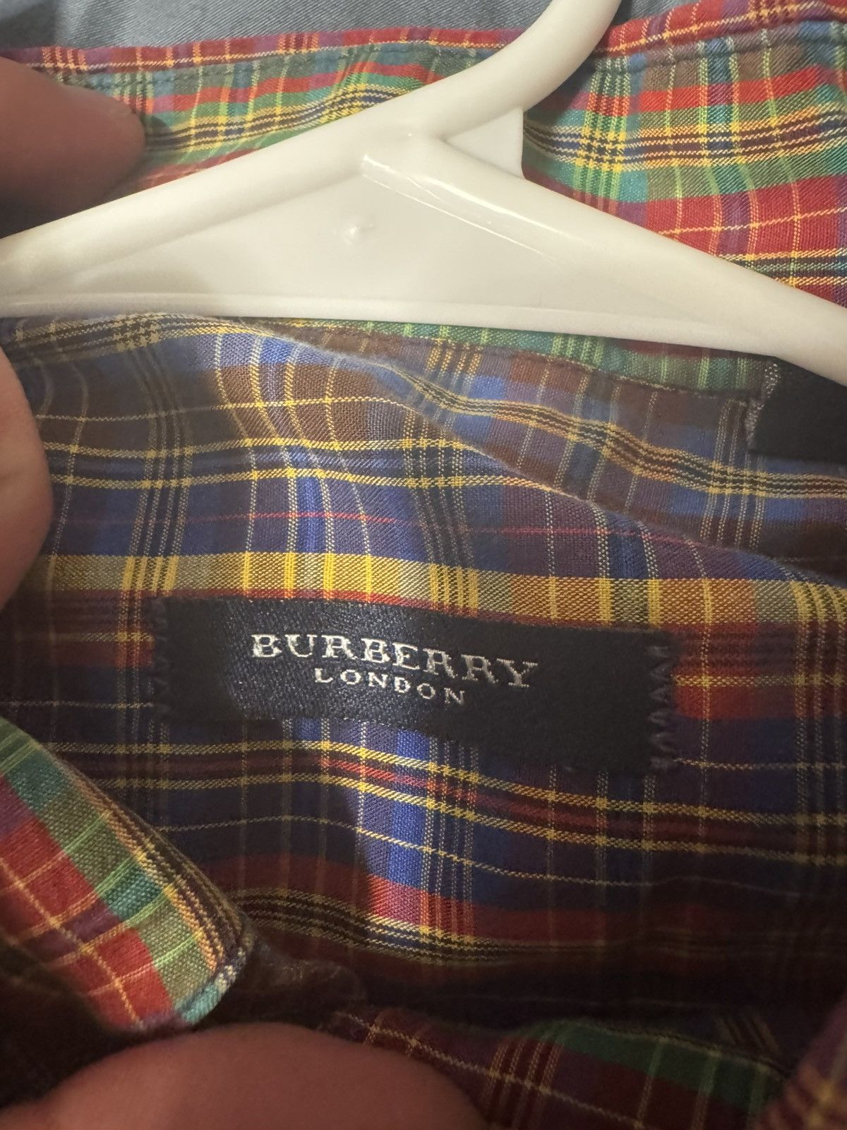 Burberry Vintage Burberry Button Up Size US L / EU 52-54 / 3 - 2 Thumbnail