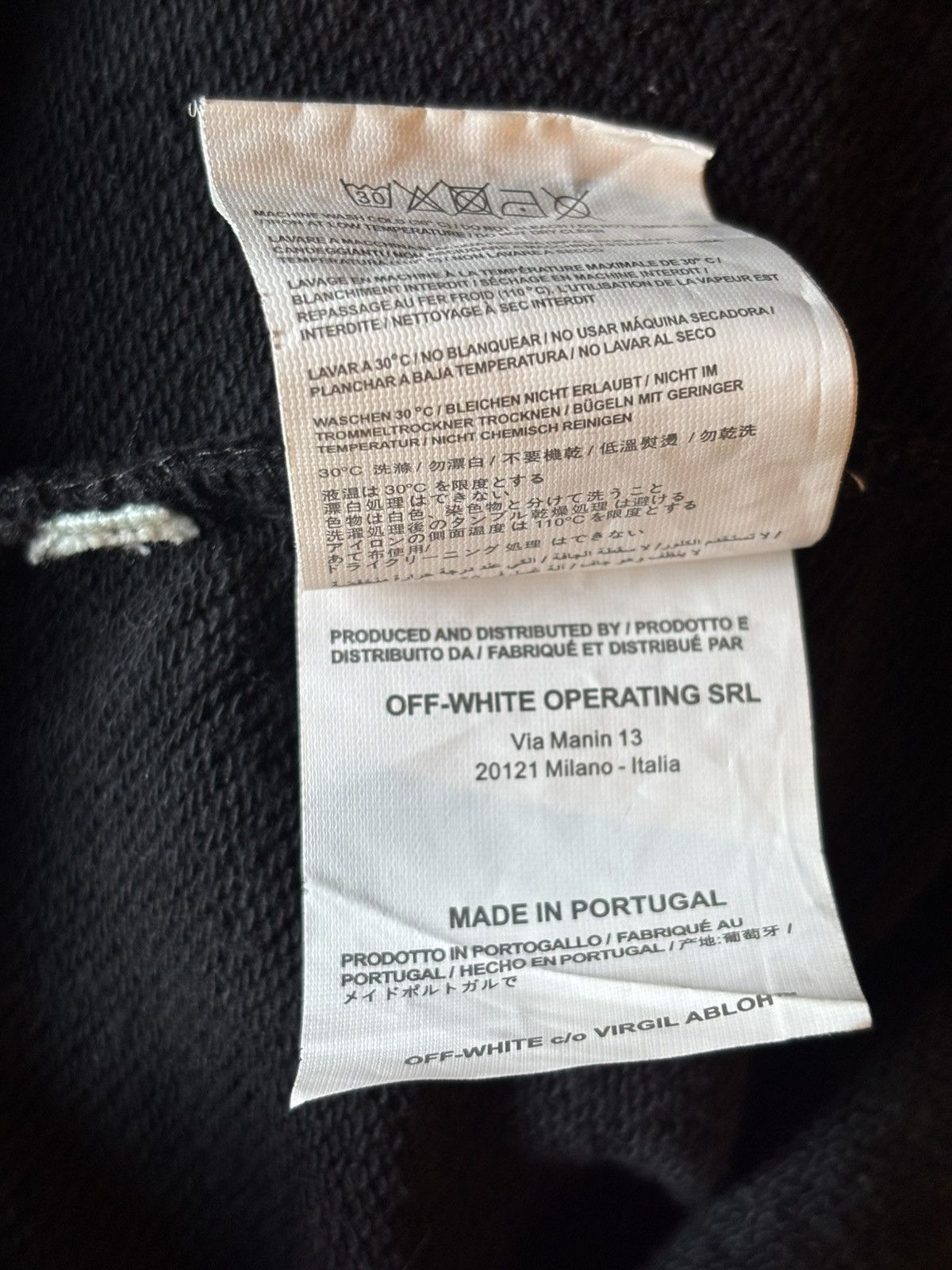 Off-White Seeing Things Black Crew Size US S / EU 44-46 / 1 - 8 Thumbnail