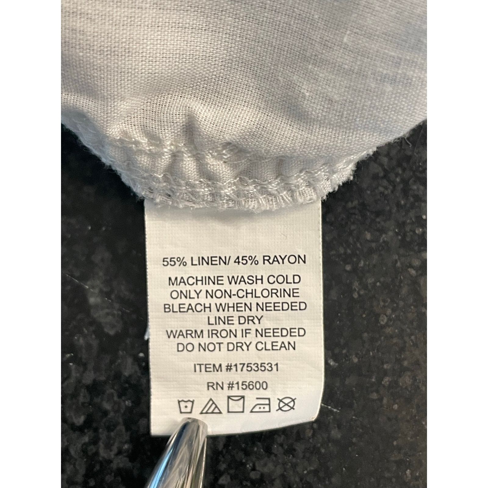 Other BRIGGS linen blend blk/white stripe baggy shorts XL Size 38" / US 16 / IT 52 - 5 Thumbnail