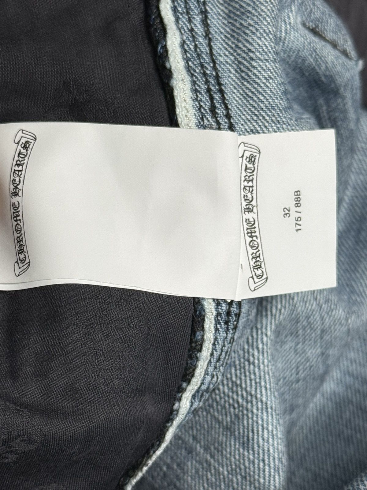 Chrome Hearts Chrome Hearts Black Cross Patch Blue Carpenter Jeans Size US 32 / EU 48 - 19 Thumbnail