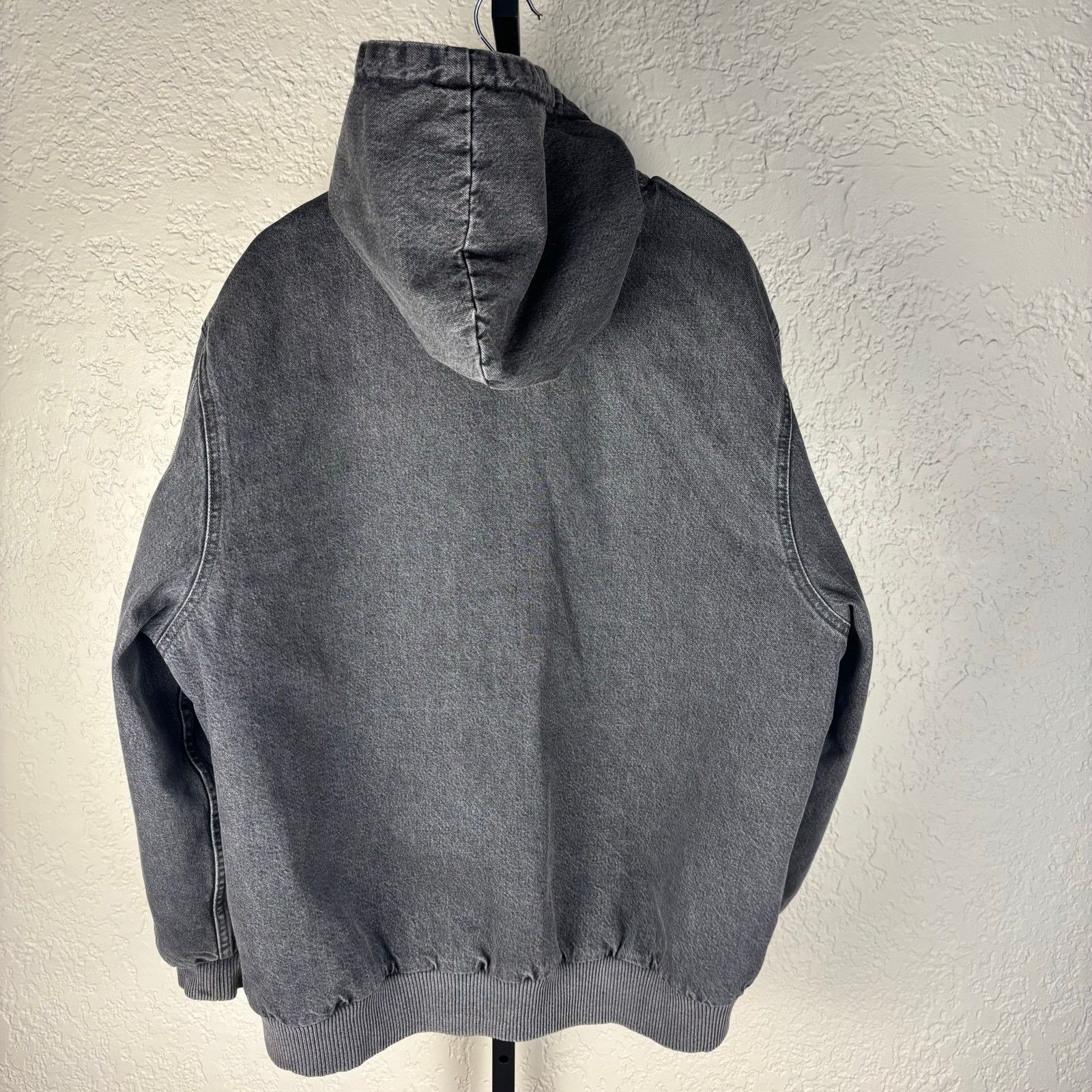 Levi's Levis Strauss Hooded Denim Workwear XL Black Quilted Jacket Size US XL / EU 56 / 4 - 6 Thumbnail