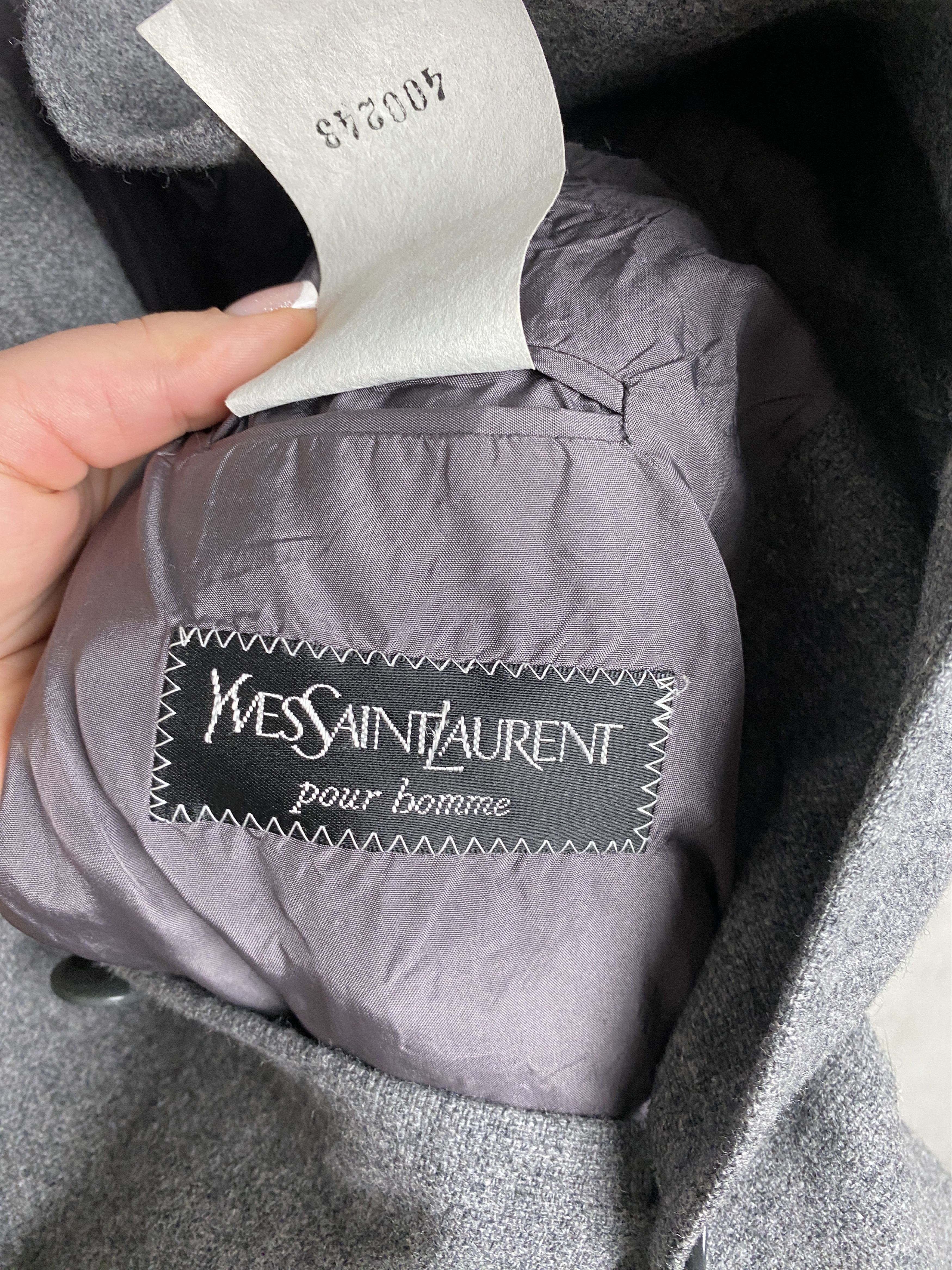 Yves Saint Laurent YSL Yves Saint Laurent vintage wool blazer Size 54R - 6 Thumbnail