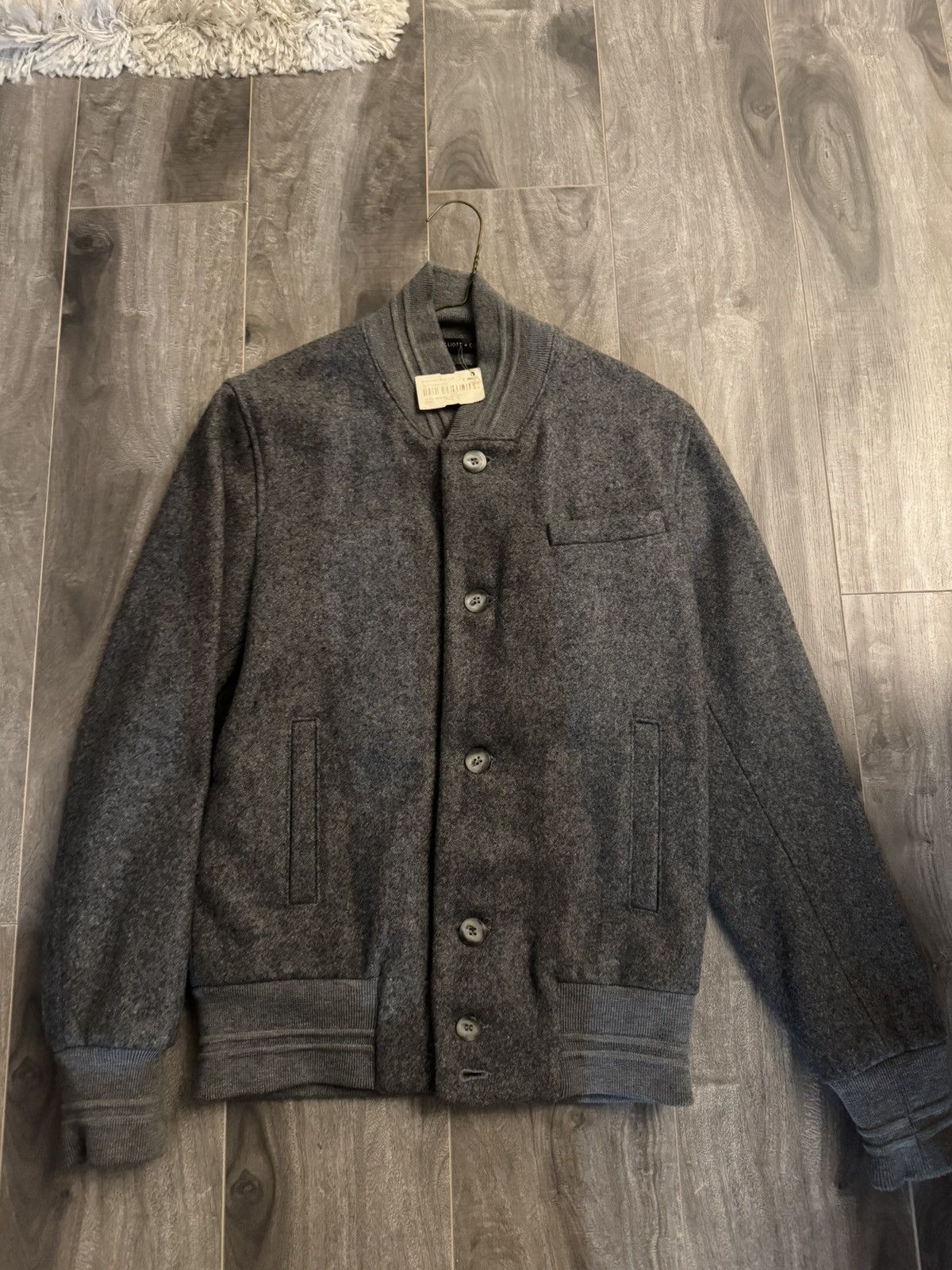 John Elliott John Elliott Asphalt Wool Bomber Size US XS / EU 42 / 0 - 2 Thumbnail