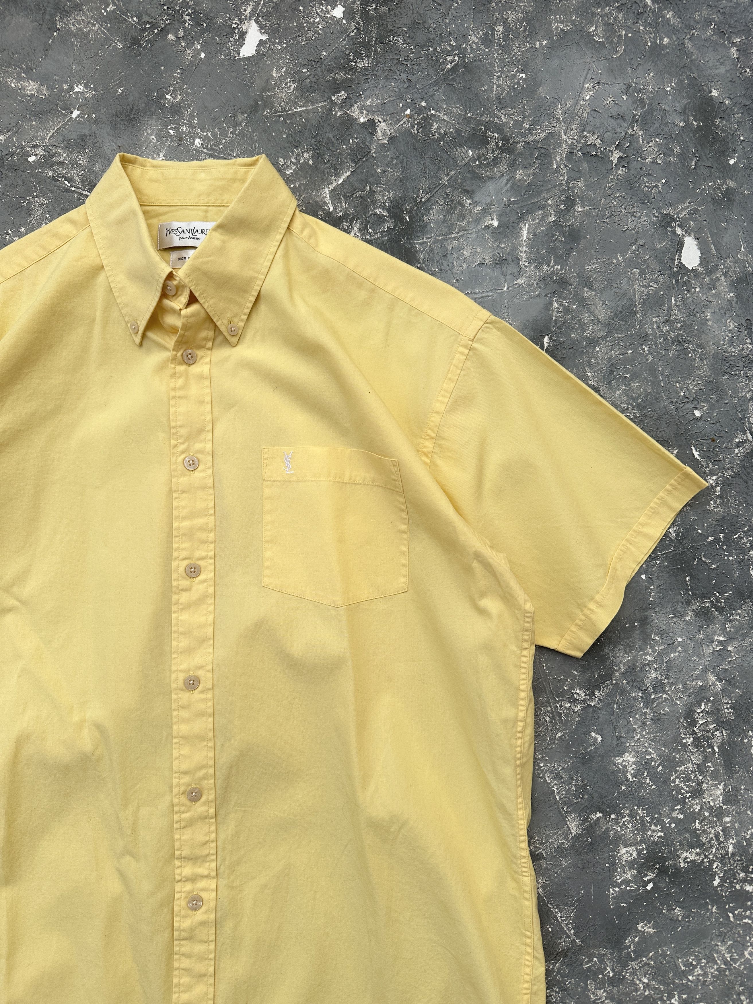 Vintage × Yves Saint Laurent vintage ysl yves saint laurent shirt Size US M / EU 48-50 / 2 - 2 Thumbnail
