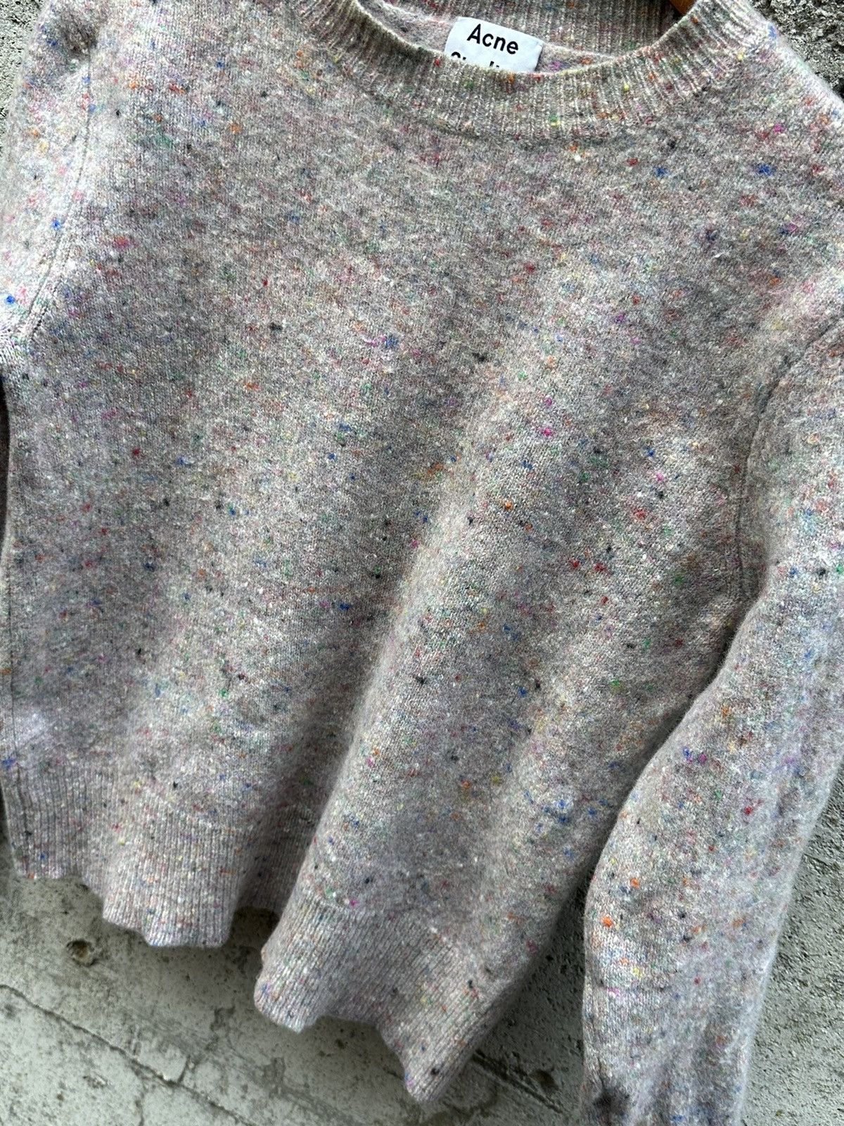 Acne Studios RARE GRAIL Acne Studios peele specked multi sweater Size US XS / EU 42 / 0 - 5 Thumbnail