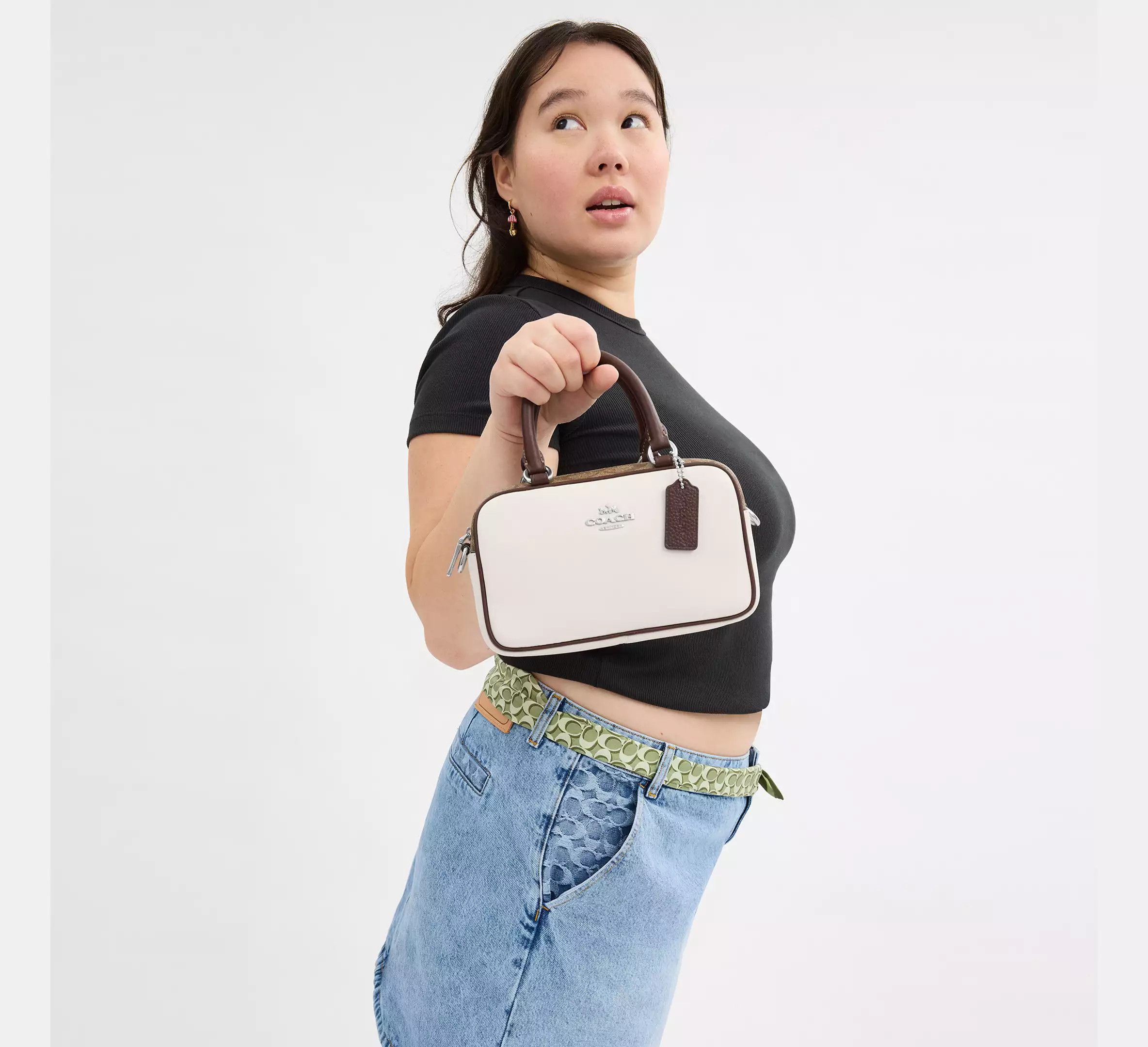 Coach Satchel Crossbody In Signature Colorblock CV704 Size ONE SIZE - 6 Thumbnail