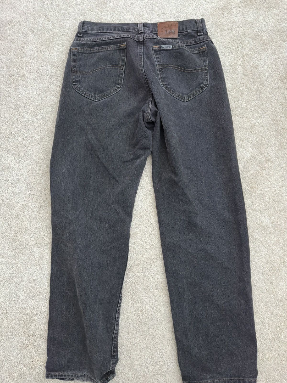 Lee Black Lee Riveted Jeans Size US 30 / EU 46 - 2 Thumbnail