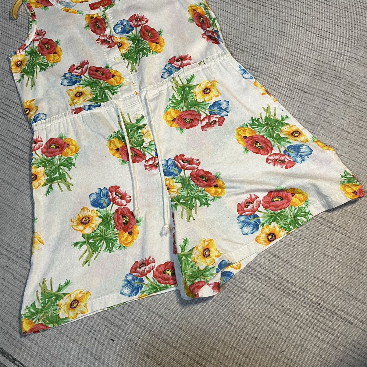 Kenzo × Vintage Vintage kenzo Midi Dress Size M / US 6-8 / IT 42-44 - 5 Thumbnail