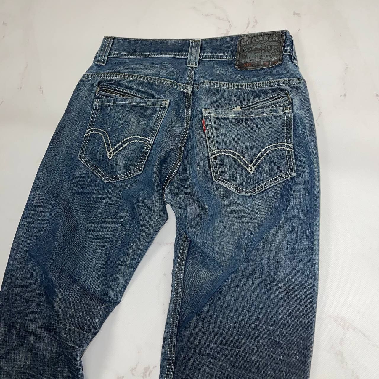 Levi's Vintage Clothing Levi`s vintage 514 baggy back pockets rare purple stitching Size US 29 - 11 Thumbnail