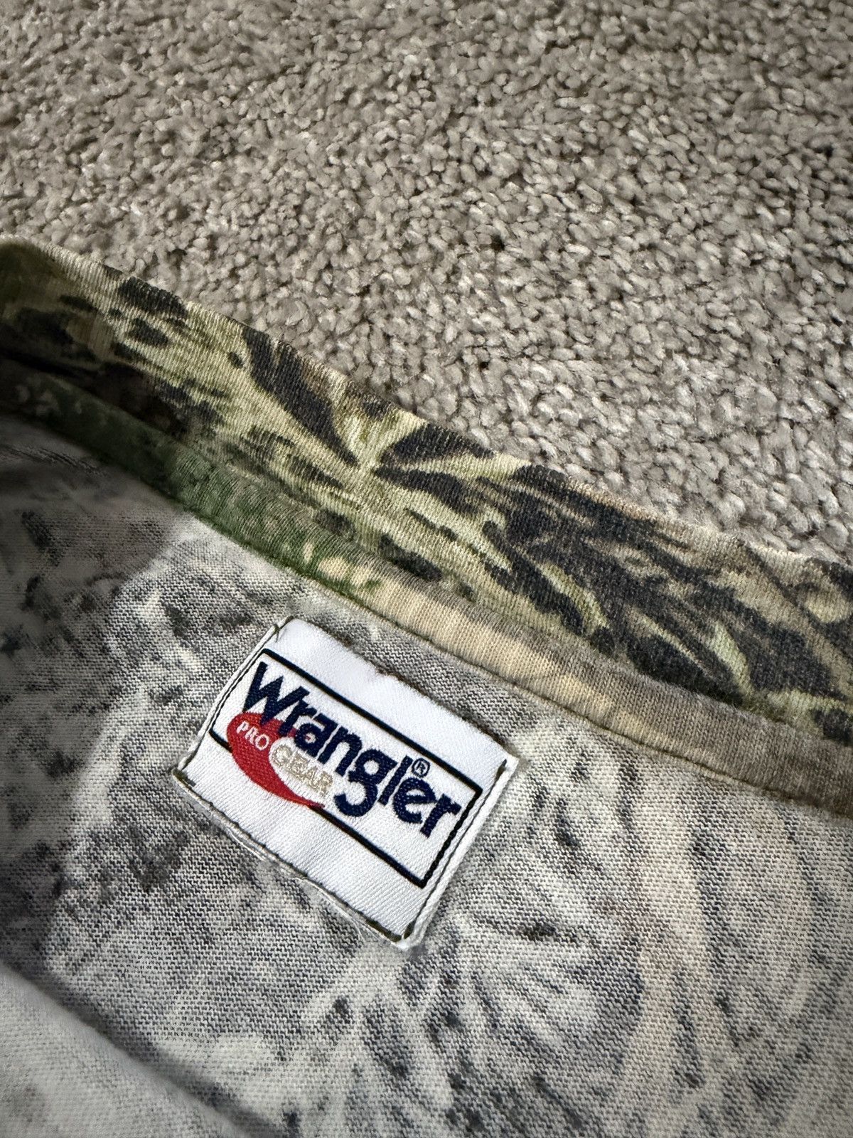 Wrangler Vintage 90s Wrangler Pro Gear Camo Long Sleeve Shirt Large? Size US L / EU 52-54 / 3 - 3 Thumbnail