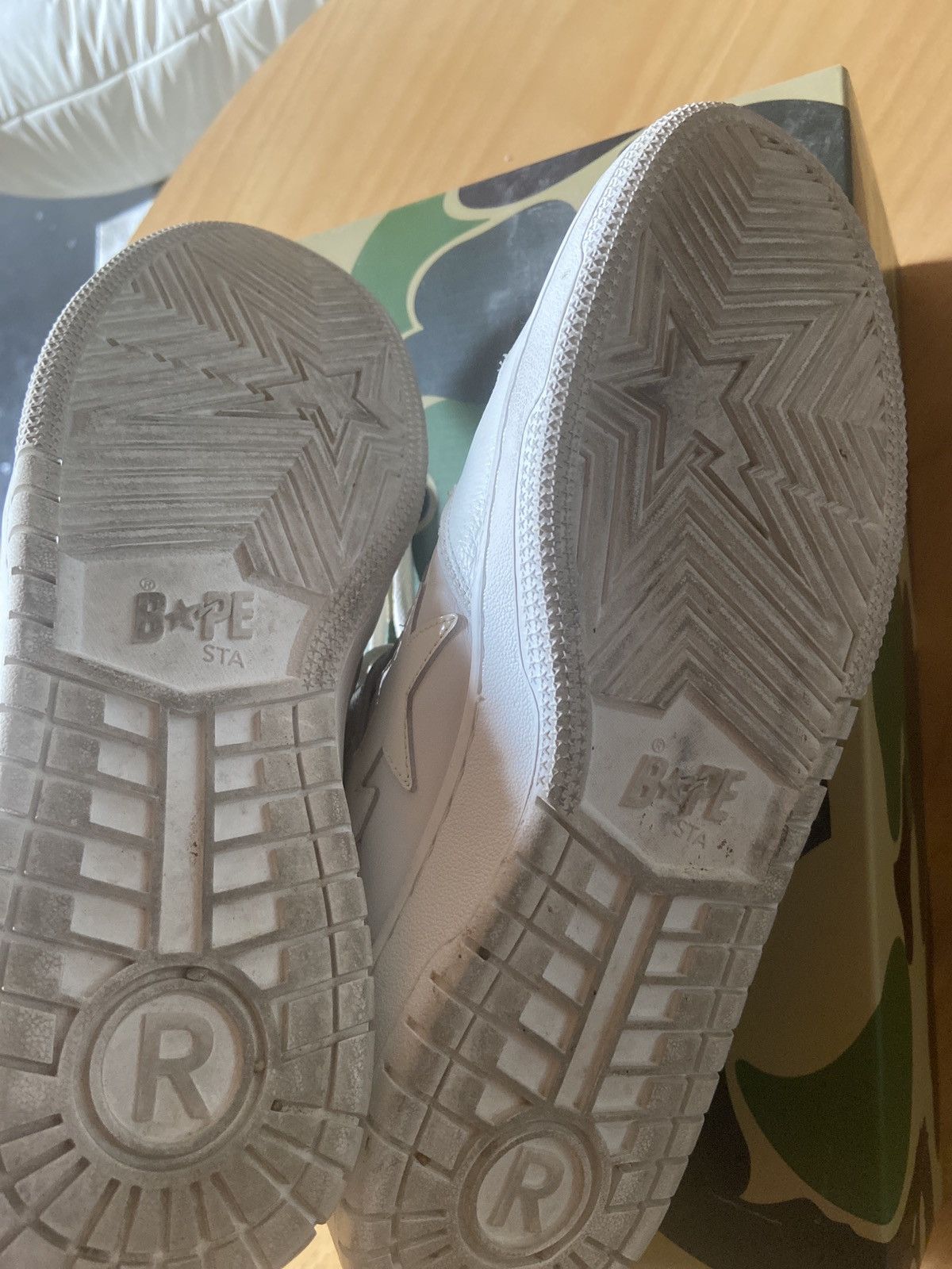 Bape Bape sk8sta triple white Size US 10 / EU 43 - 7 Thumbnail