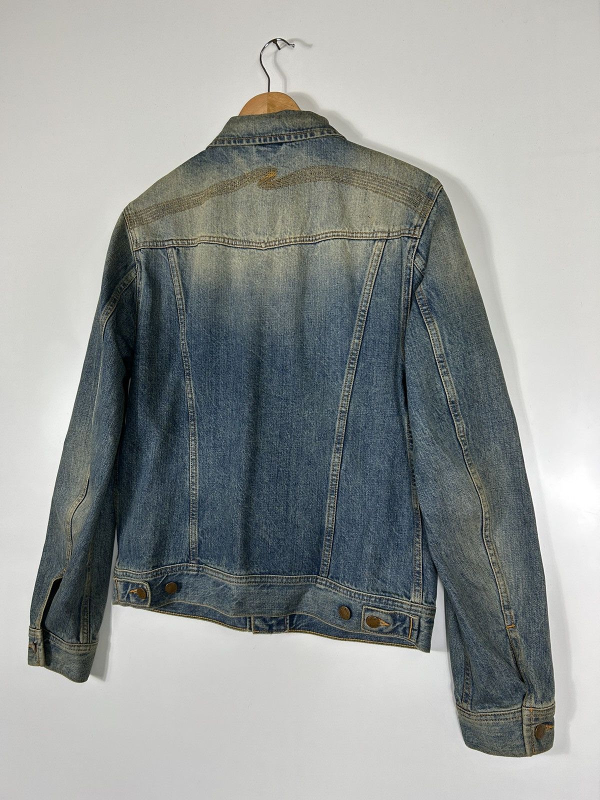 Nudie Jeans Nudie Jeans Organic Denim Jacket Men’s Blue Trucker Jacket Size US M / EU 48-50 / 2 - 17 Thumbnail