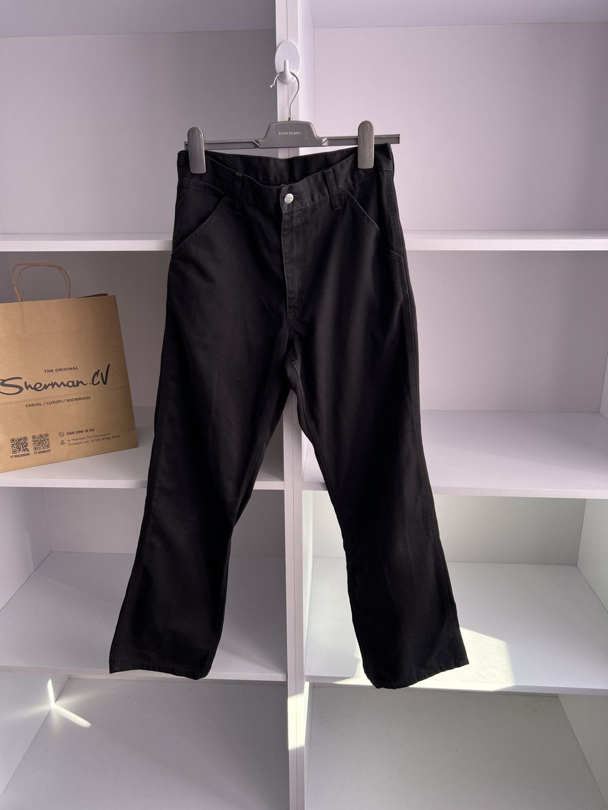 Carhartt × Vintage Vintage Carhartt Black Street wear pants Size US 28 / EU 44 - 3 Thumbnail